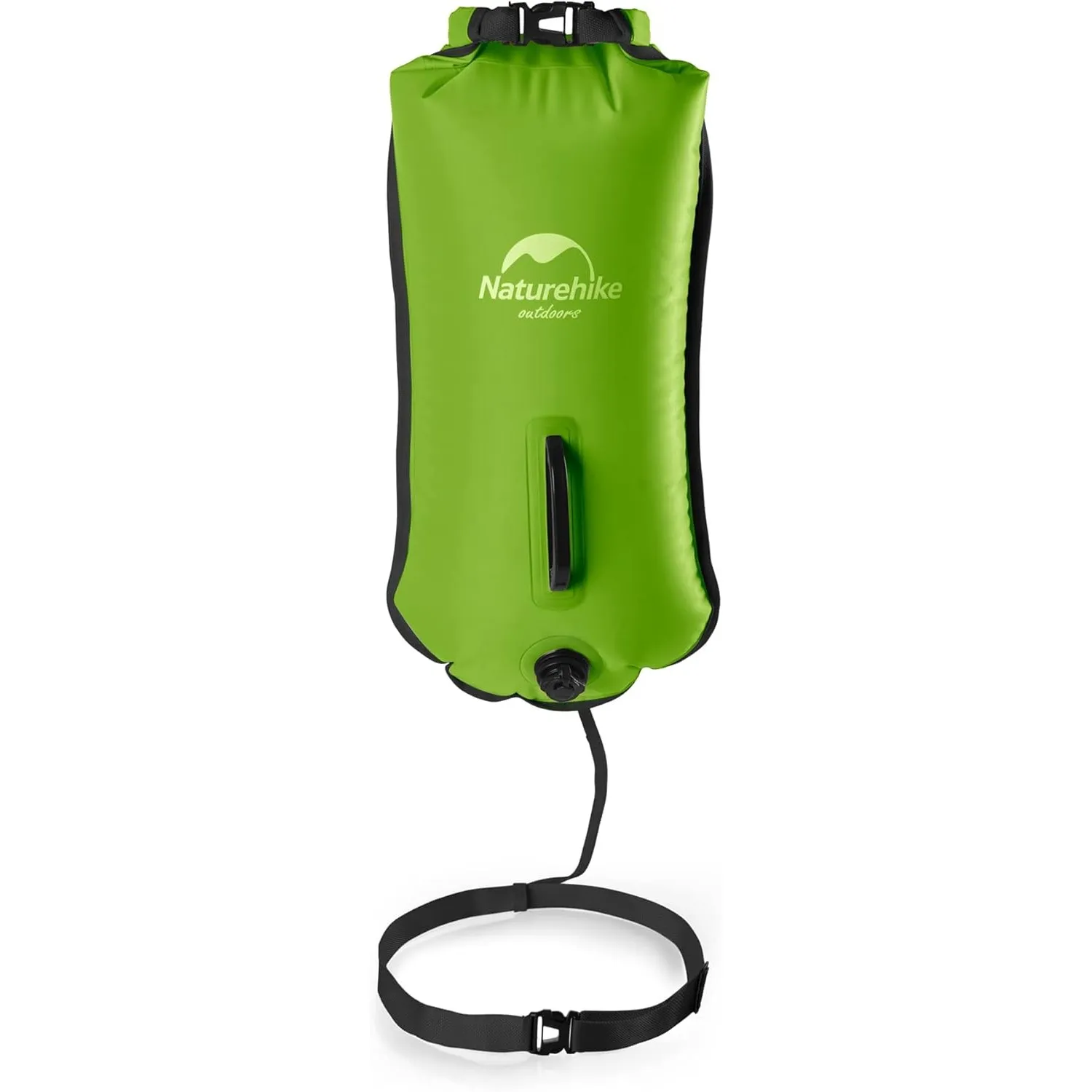 Naturehike Schwimmboje Zwei Airbags Swim Boje Trockensack wasserdichte Strandtasche mit Verstellbarer Hüftgurtfür Schwi…