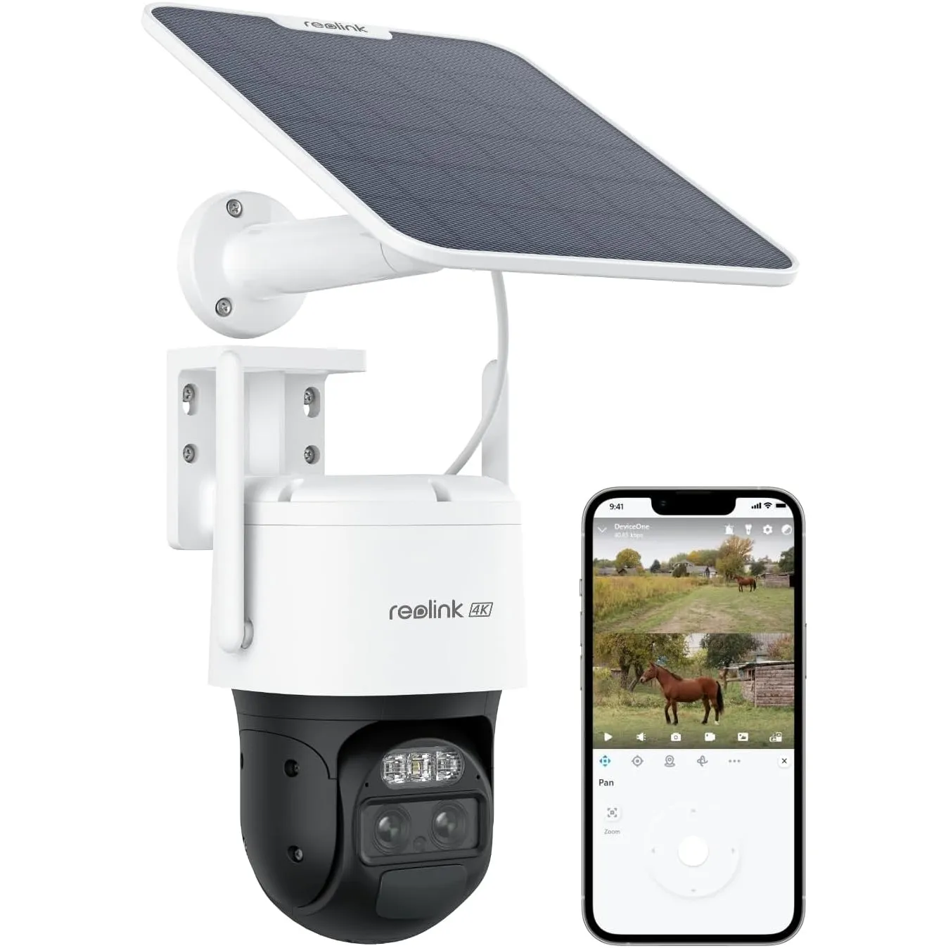 Reolink 4K 3G/4G LTE Solar Überwachungskamera mit SIM Karte, KI-Erkennung