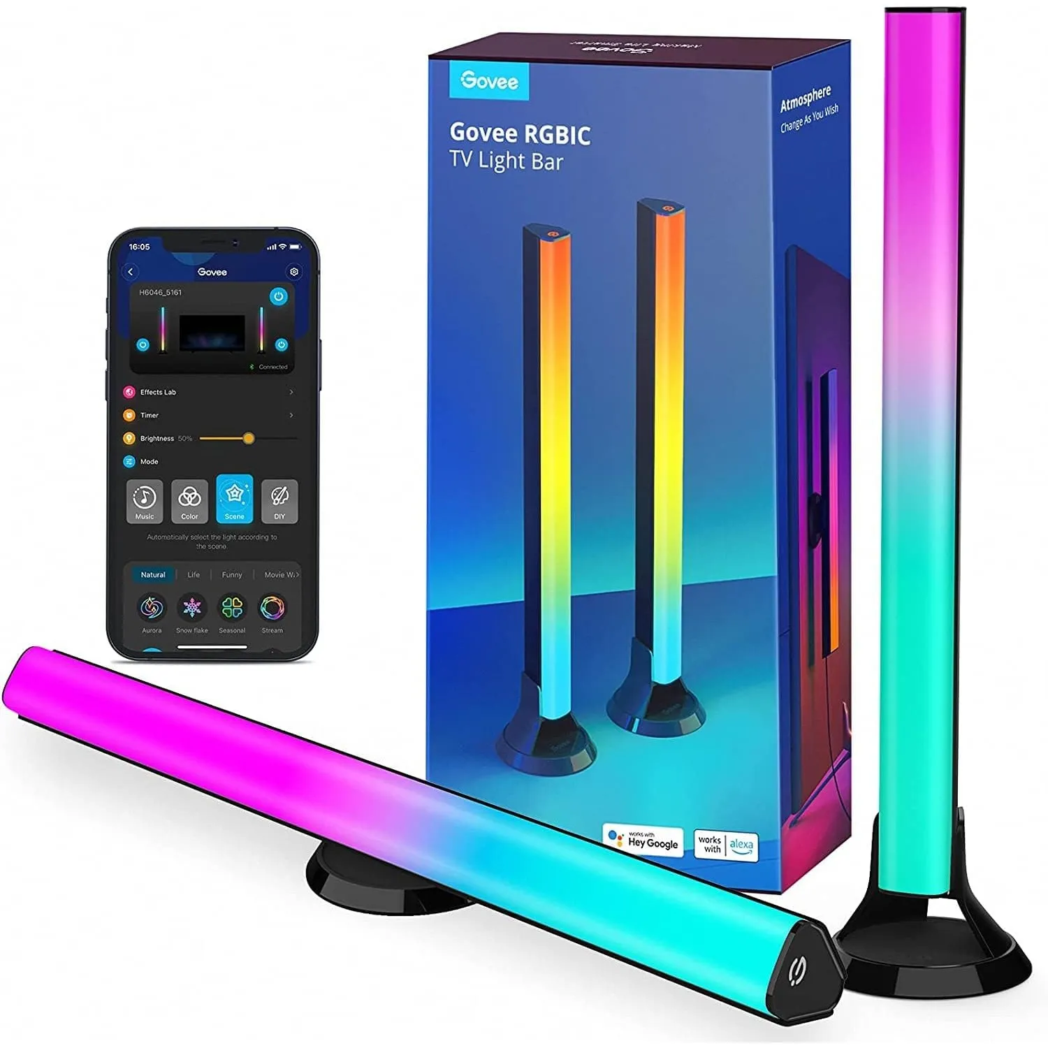 Govee RGBIC LED TV Lightbars with Doppelte Lichtperlen für 45-70 Zoll TV