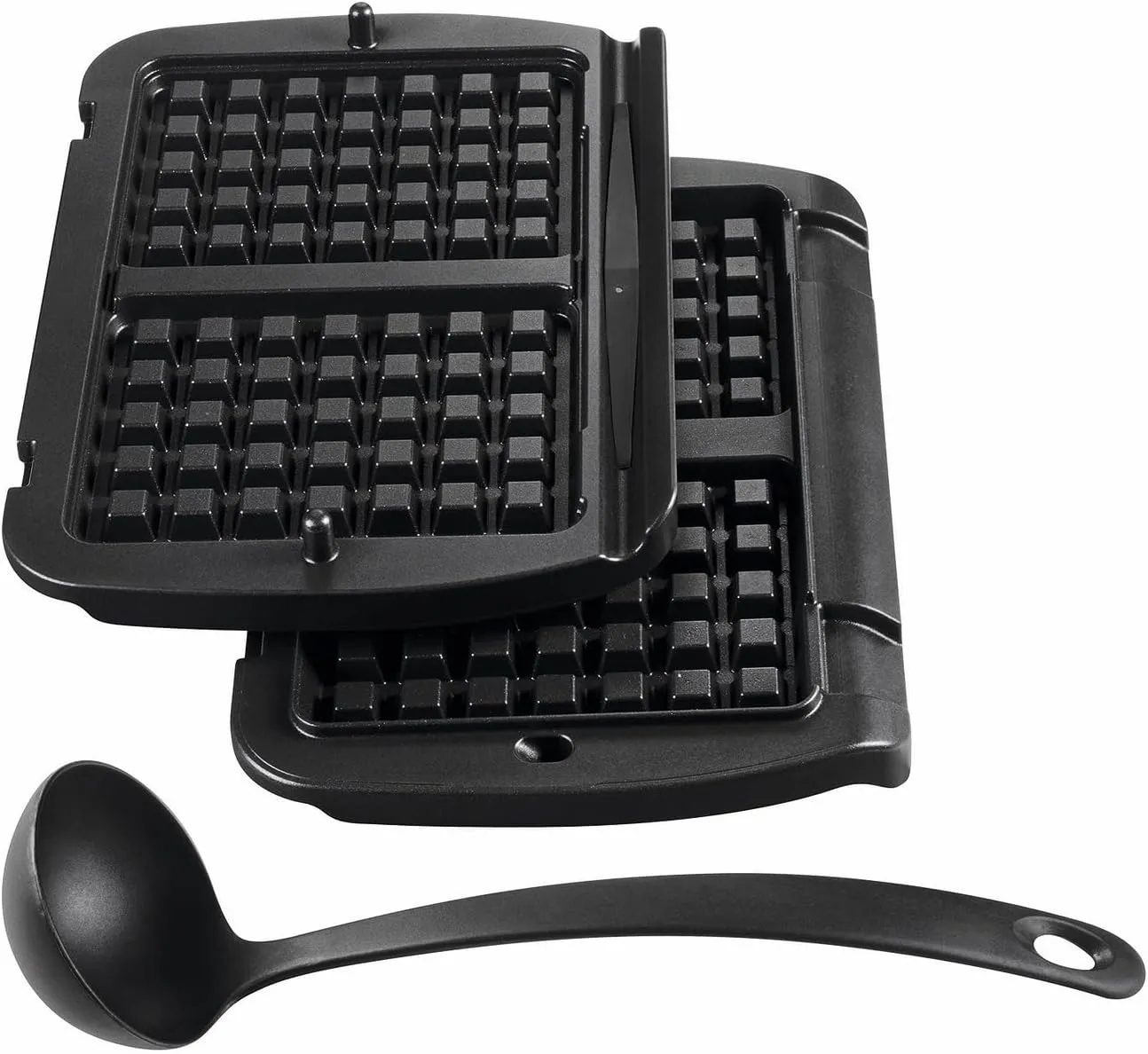 Tefal OptiGrill Waffelplatten, passend für OptiGrill+ und Elite Modell, einfach zubereitetete Belgische Waffeln, inklus…