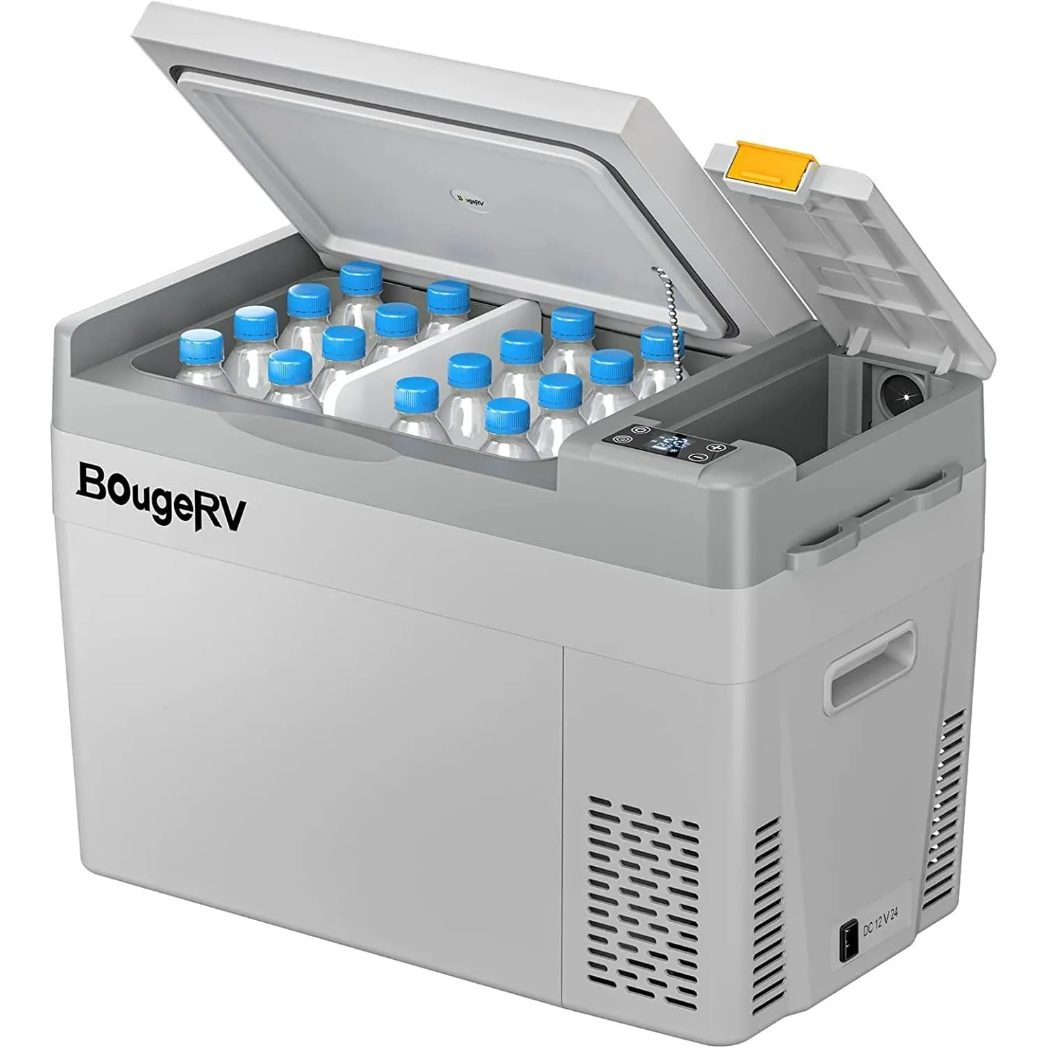 BougeRV CRPRO Kompressor Kühlbox 12v, 29 Liter Auto-Kühlbox(-22℃~10℃), 12/24V DC &110-240V AC Tragbarer Auto-Kühlschran…