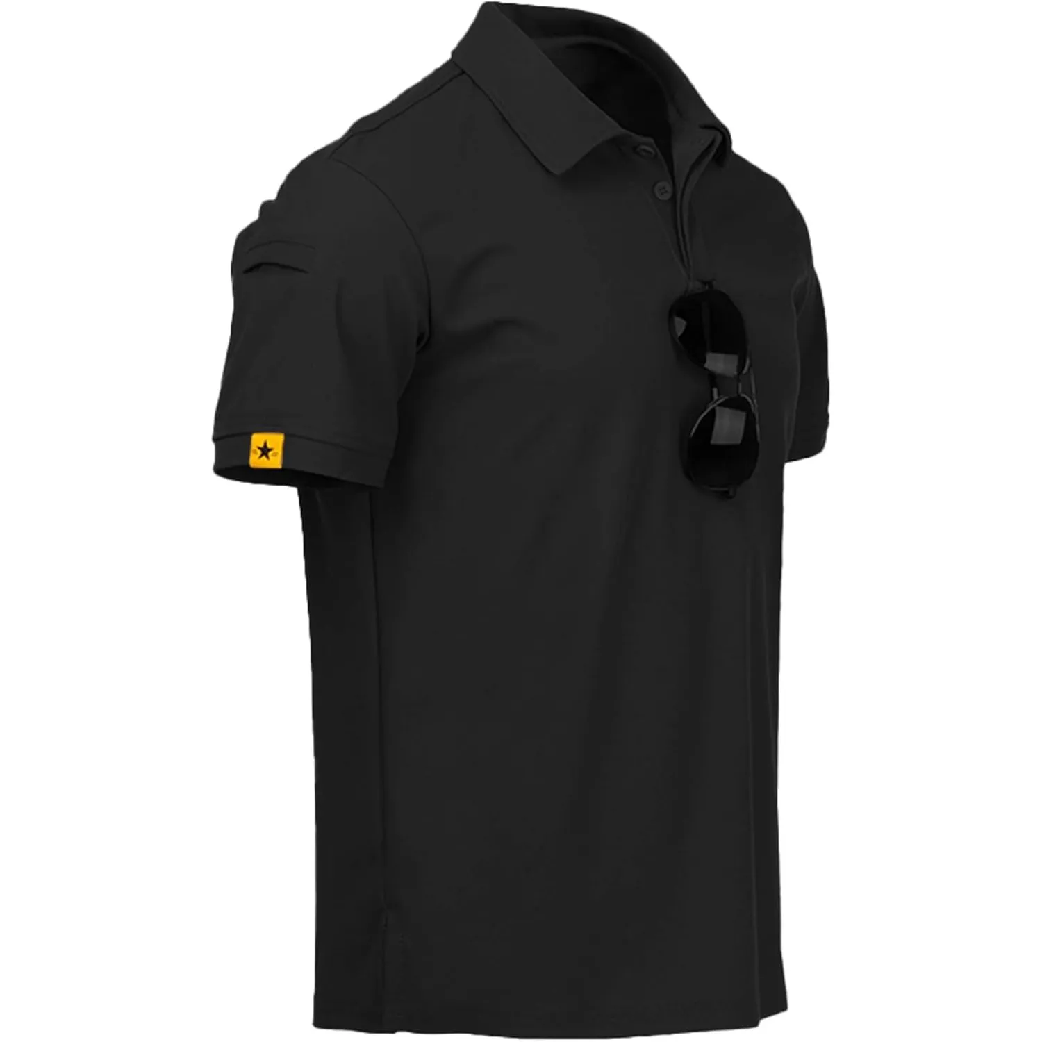 JACKETOWN Poloshirts Herren Kurzarm Atmungsaktives Schnelltrocknend Poloshirts Männer Tennis Sommer Knopfleiste T-Shirt…