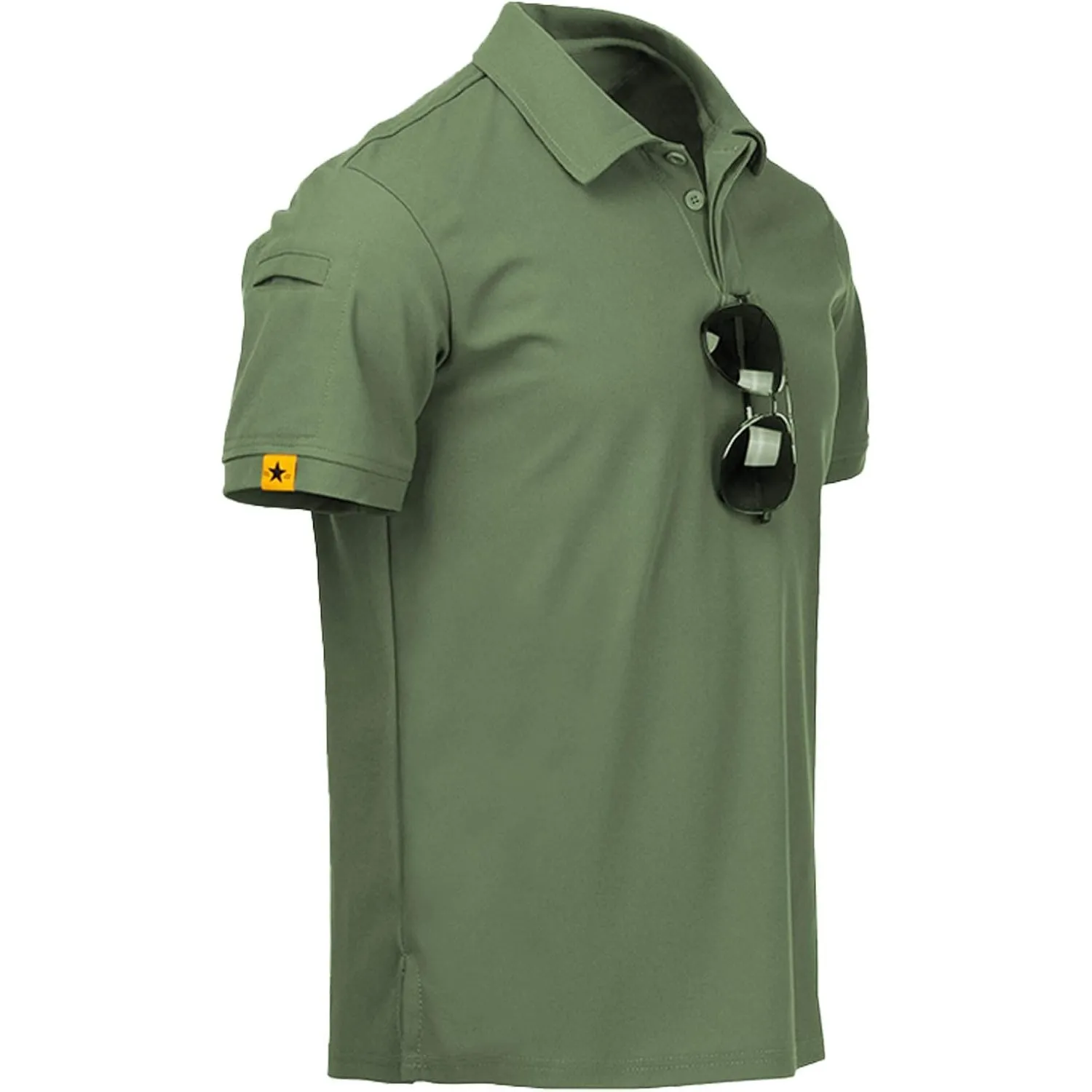 JACKETOWN Poloshirts Herren Kurzarm Atmungsaktives Schnelltrocknend Poloshirts Männer Tennis Sommer Knopfleiste T-Shirt…