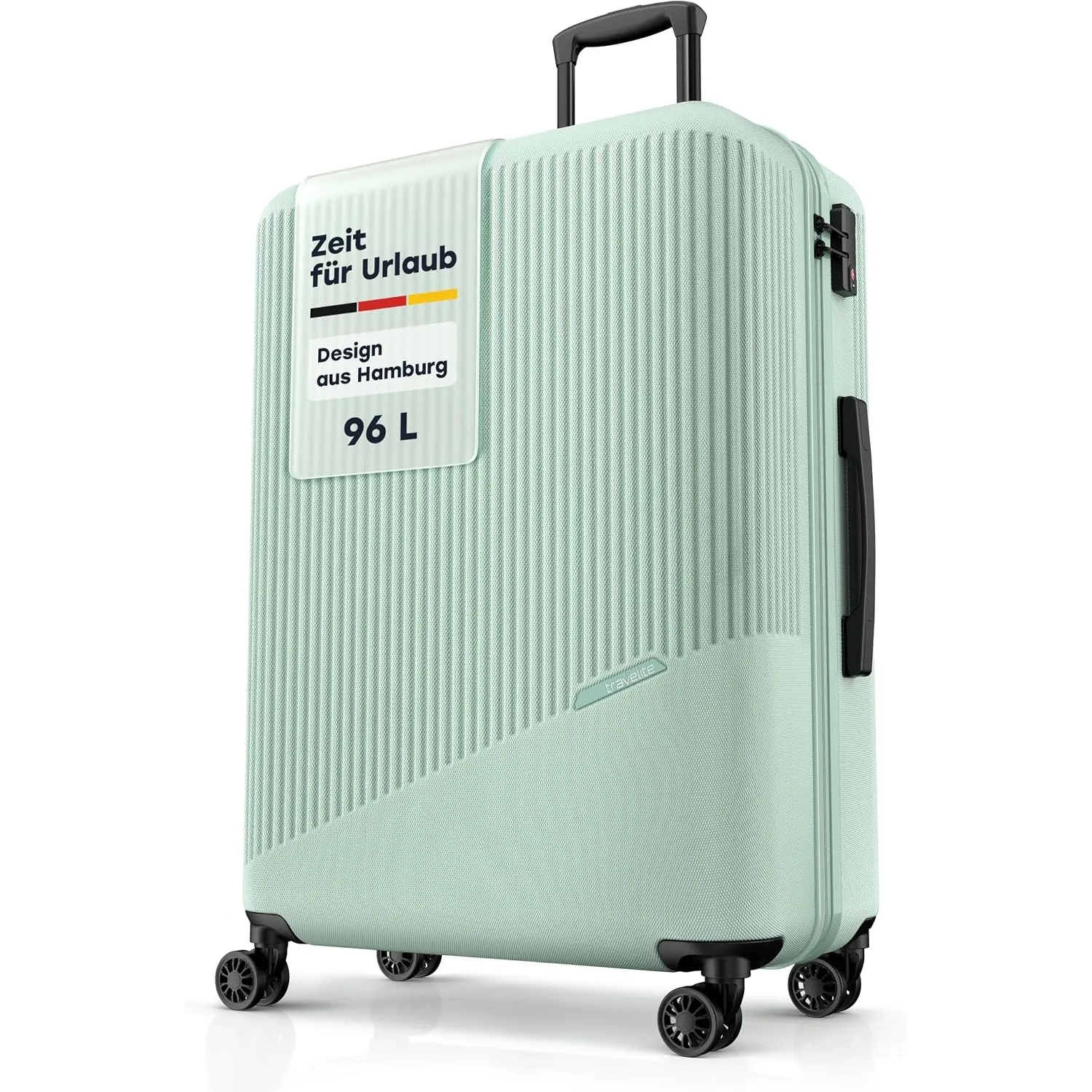 Travelite Koffer Bali Größe L, 77 cm, 96 Liter, Reisekoffer groß | kratzfester ABS Hartschalenkoffer, großer Trolley mi…