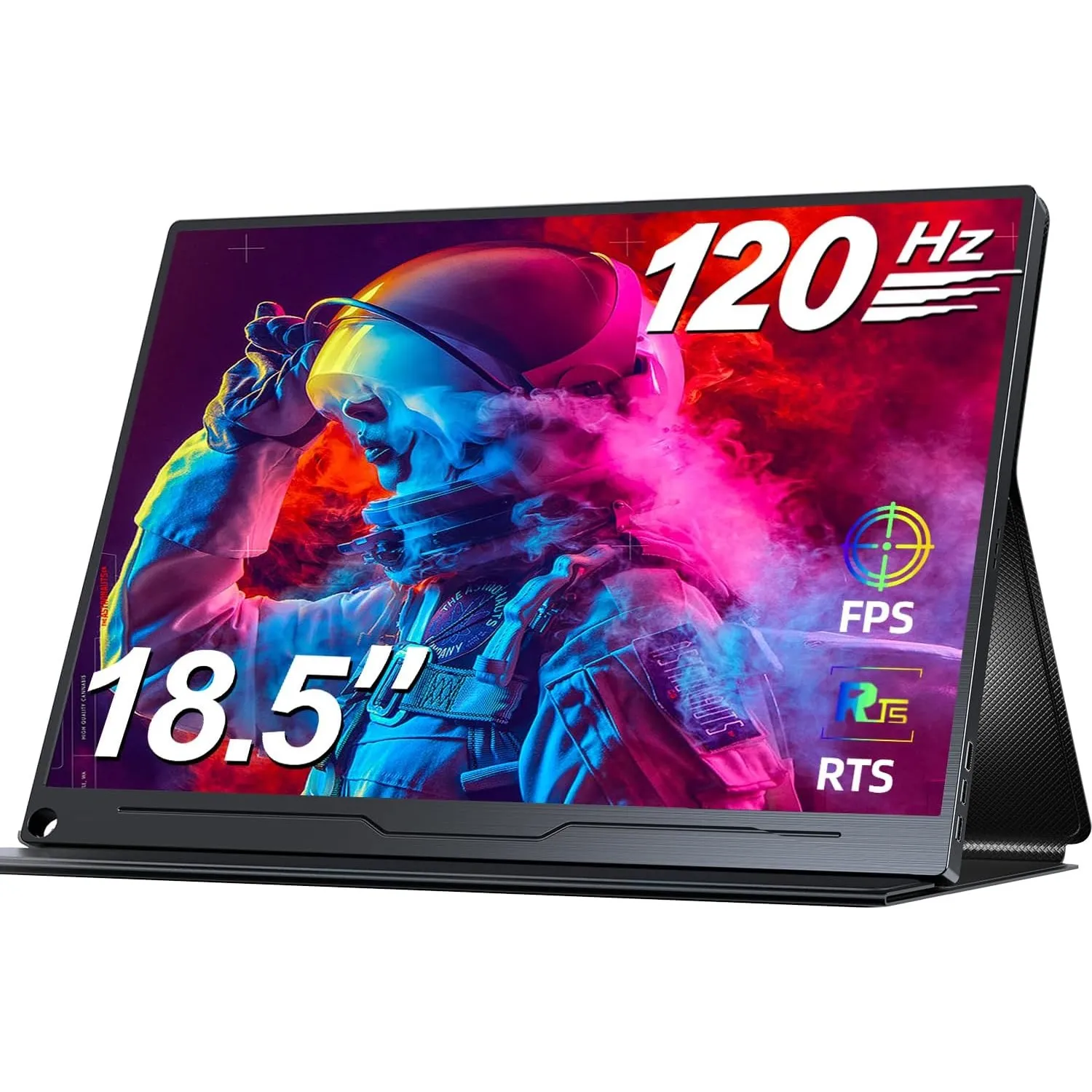 UPERFECT 18,5 Zoll 120Hz Portable Gaming Monitor IPS Full HD 1920 x 1080 | Augenpflege Matt Bildschirm mit USB C Mini H…