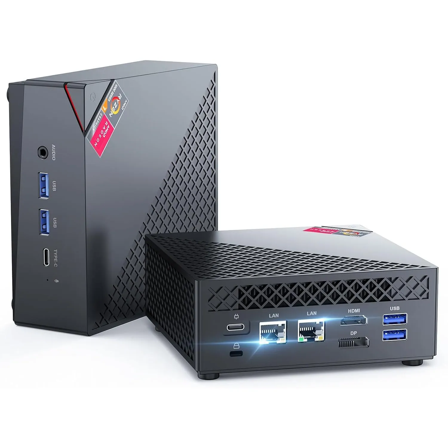 NiPoGi AM06 PRO Mini PC W-11 Pro, АMD Ryzen 5 7430U(6C/12T, bis zu 4,3 GHz) | 16GB DDR4 512GB M.2 SSD Mini Desktop Comp…