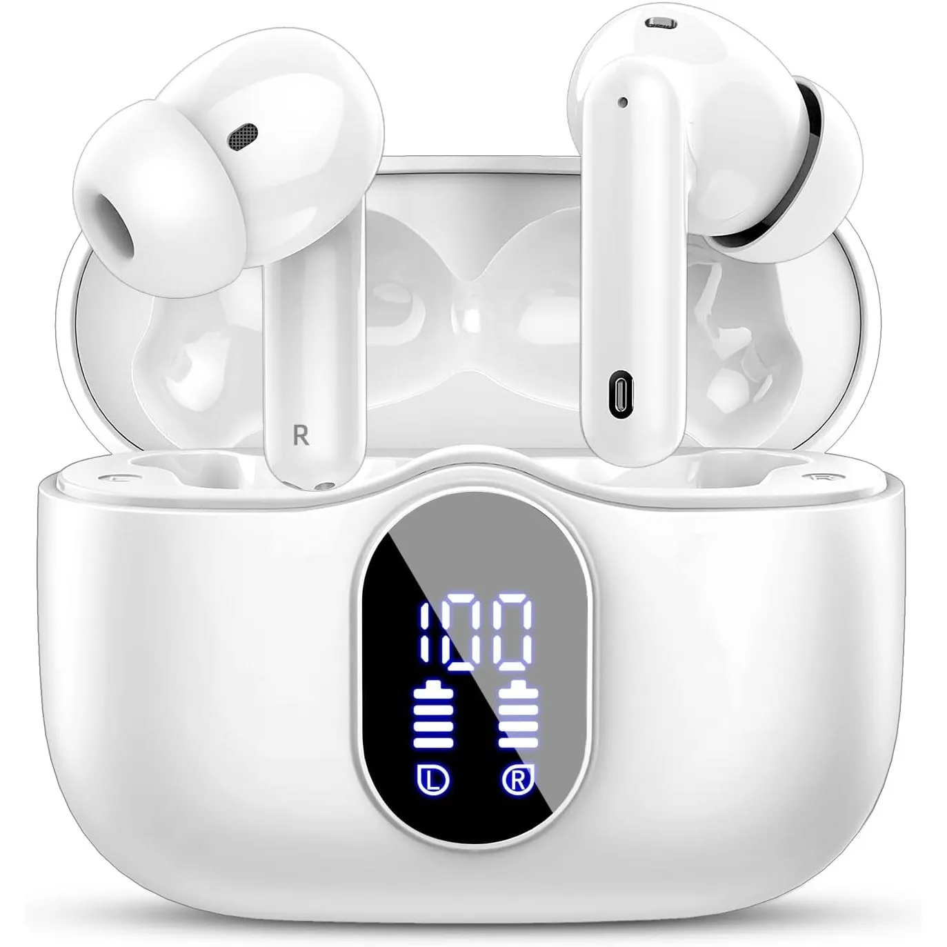 Kopfhörer Kabellos Bluetooth, Bluetooth 5.4 Kopfhörer, Tiefer Bass Ohrhörer