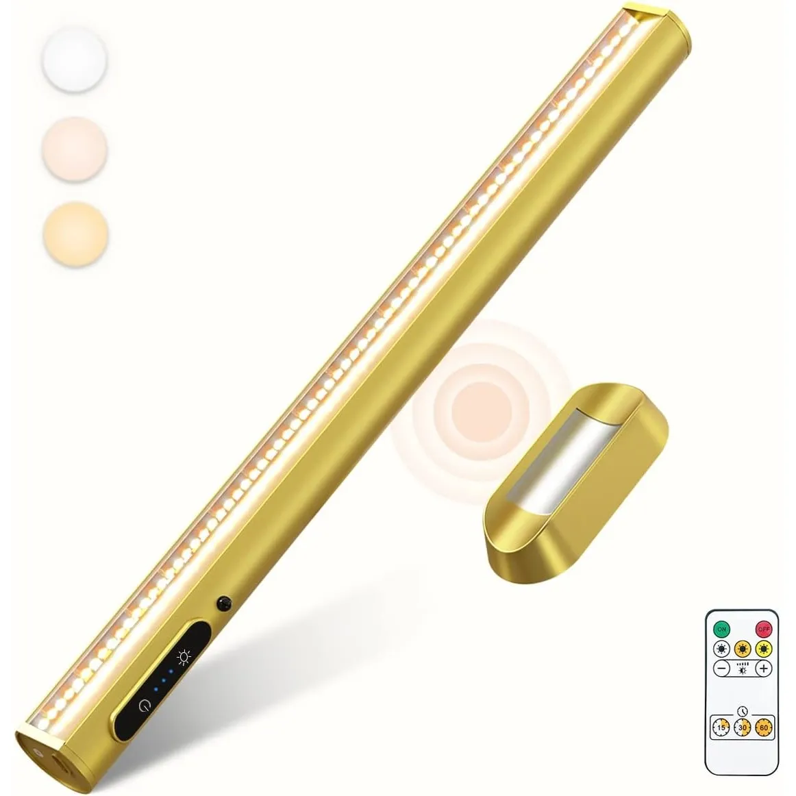 Unterbauleuchte Küche LED Akku, 4000mAh mit Fernbedienung Magnet