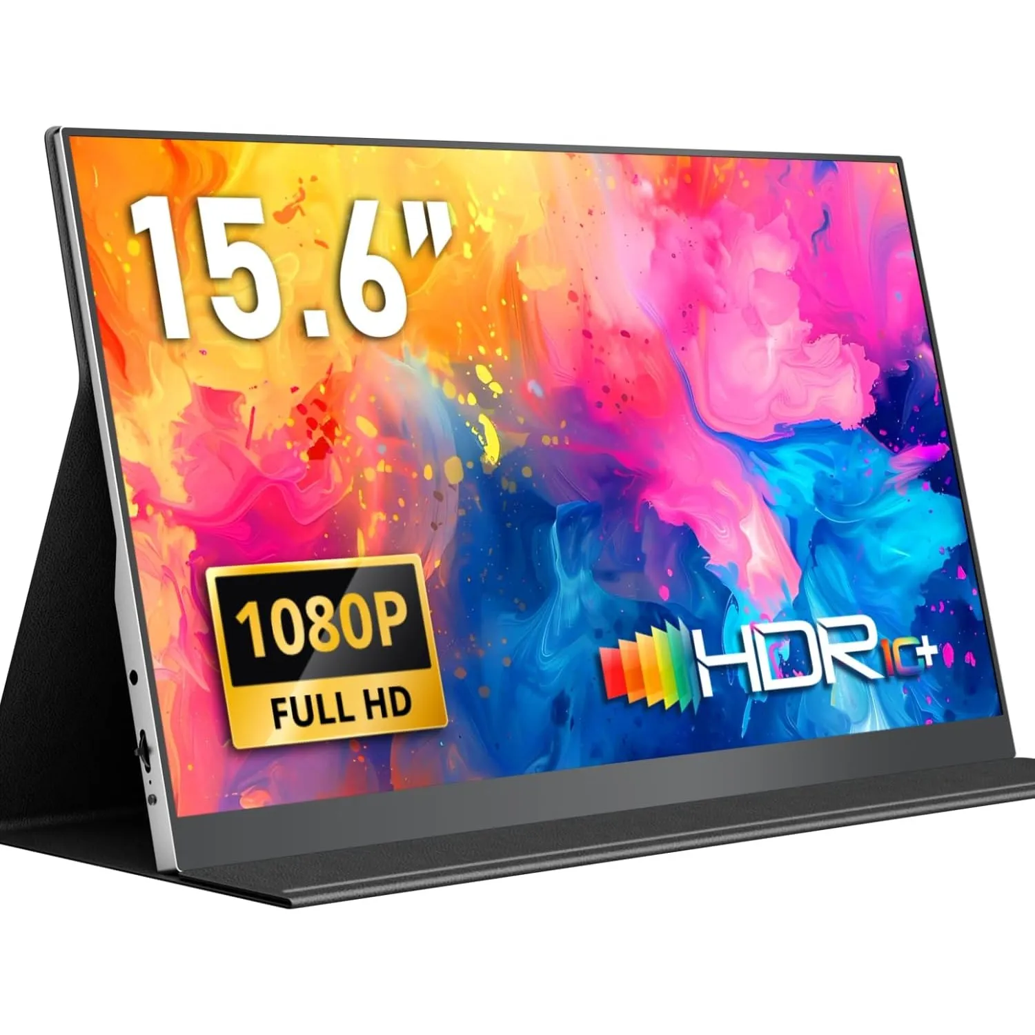Yodoit Portable Monitor 15,6 Zoll FHD 1920x1080P Tragbares IPS Bildschirm Externer Laptop Screen Erweiterung | USB-C & …