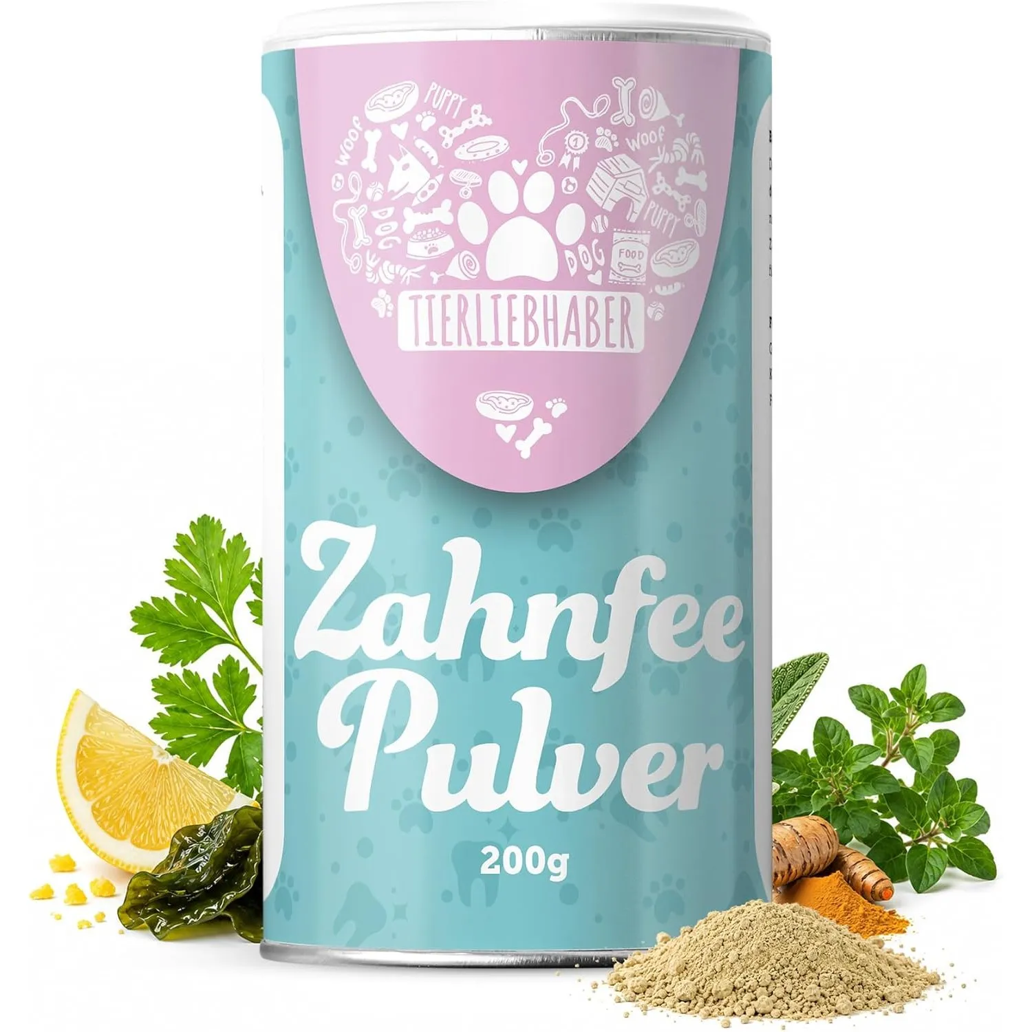 Zahnpulver für Hunde – Zahnpflege Hund mit Zahnfee Dental Pulver für Hunde