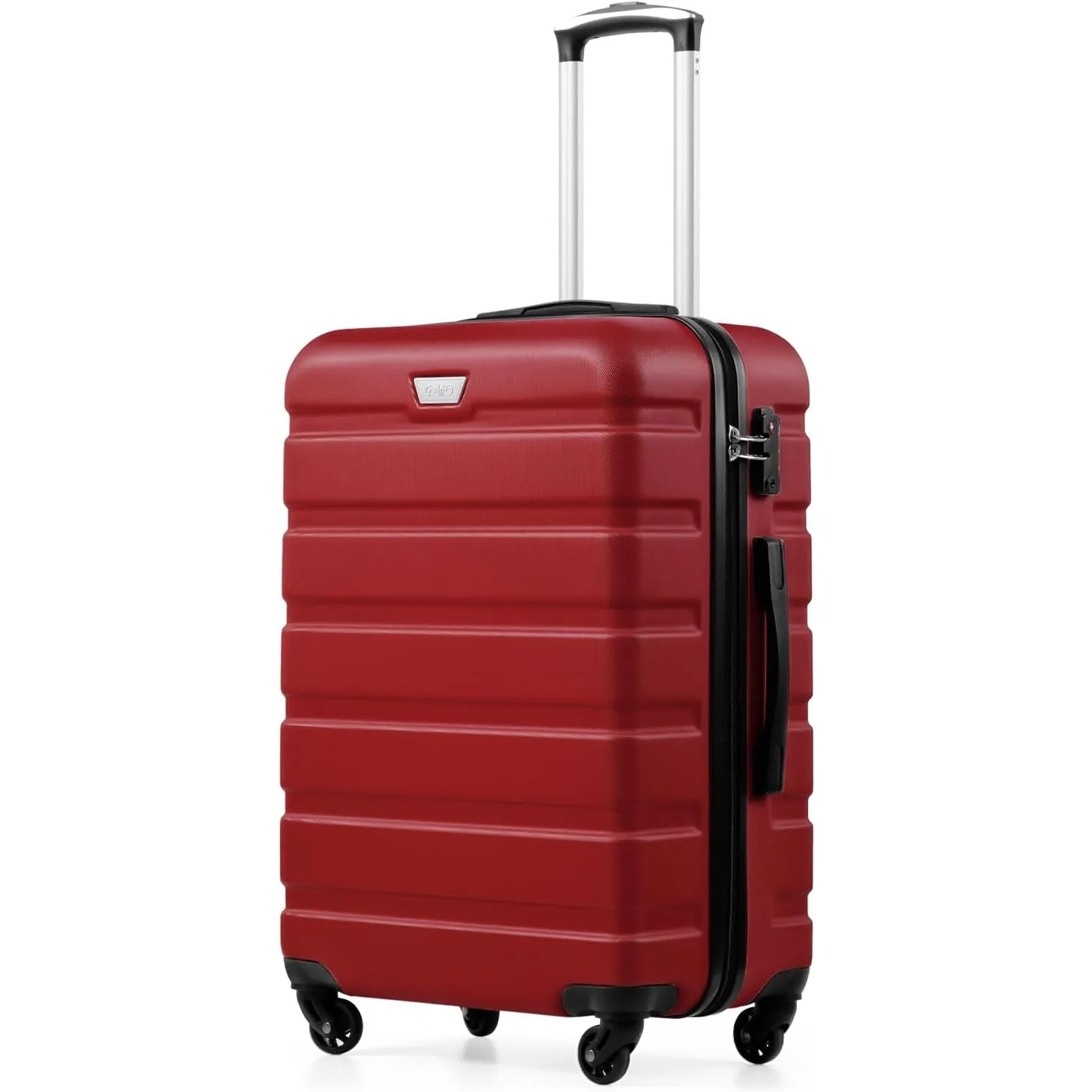 COOLIFE Koffer Groß 77cm XL, PC+ABS, Rollkoffer mit 360° Spinner Räder