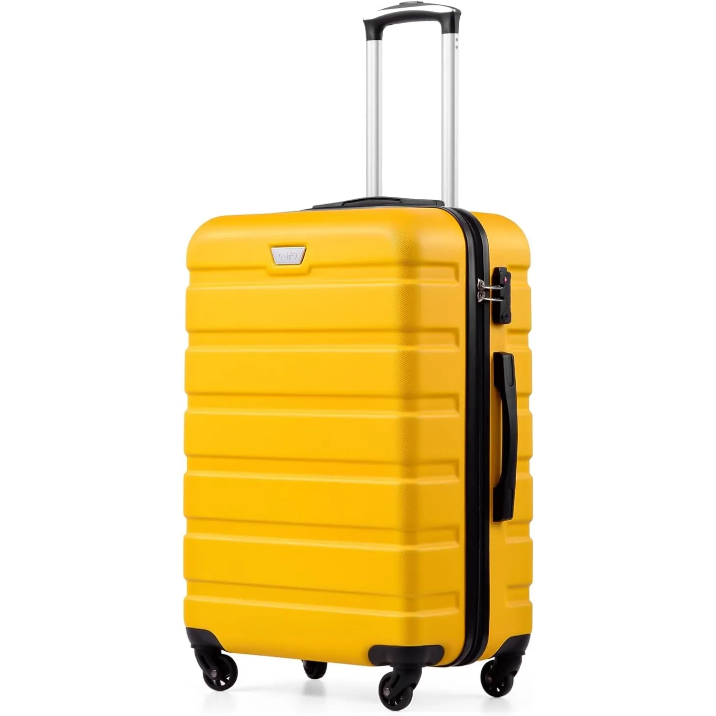 COOLIFE Koffer Groß 77cm XL, PC+ABS, Rollkoffer mit 360° Spinner Räder