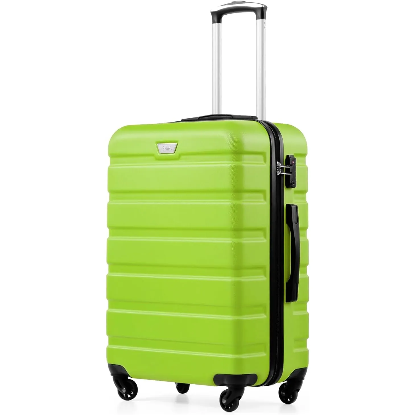 COOLIFE Koffer Groß 77cm XL, PC+ABS, Rollkoffer mit 360° Spinner Räder