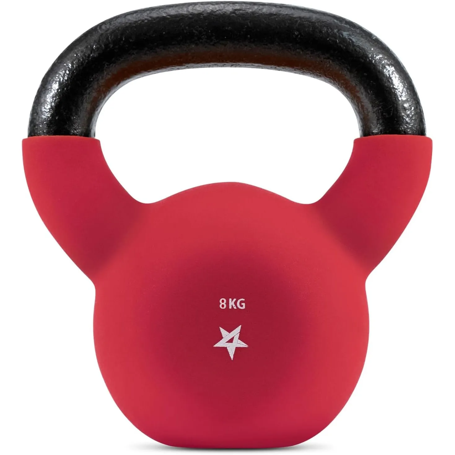 Yes4All 2-20 kg Cast Iron Kettlebell with Neoprene Coating, Multicoloured Kettlebells, Swing Dumbbell, Single
