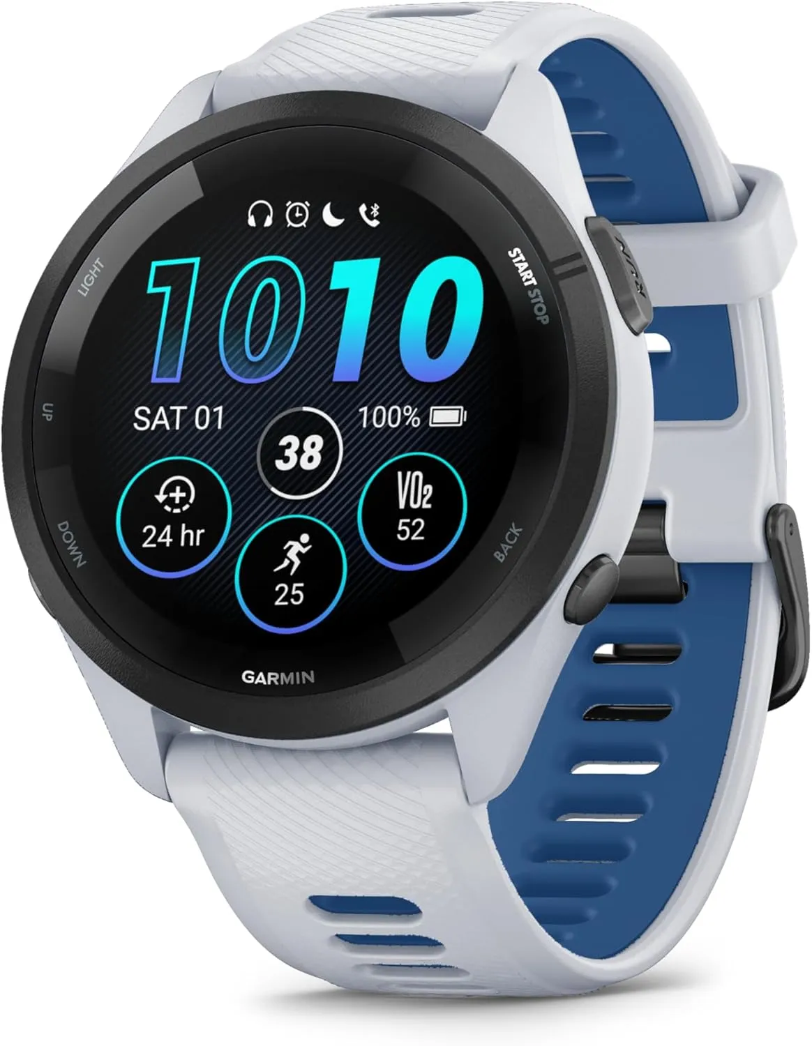 Forerunner 265 46mm - Laufuhr, 1,3" AMOLED-Display, 13 Tage Akkulaufzeit, 30+ Sport-Apps, Trainingsanalyse, spezielle L…