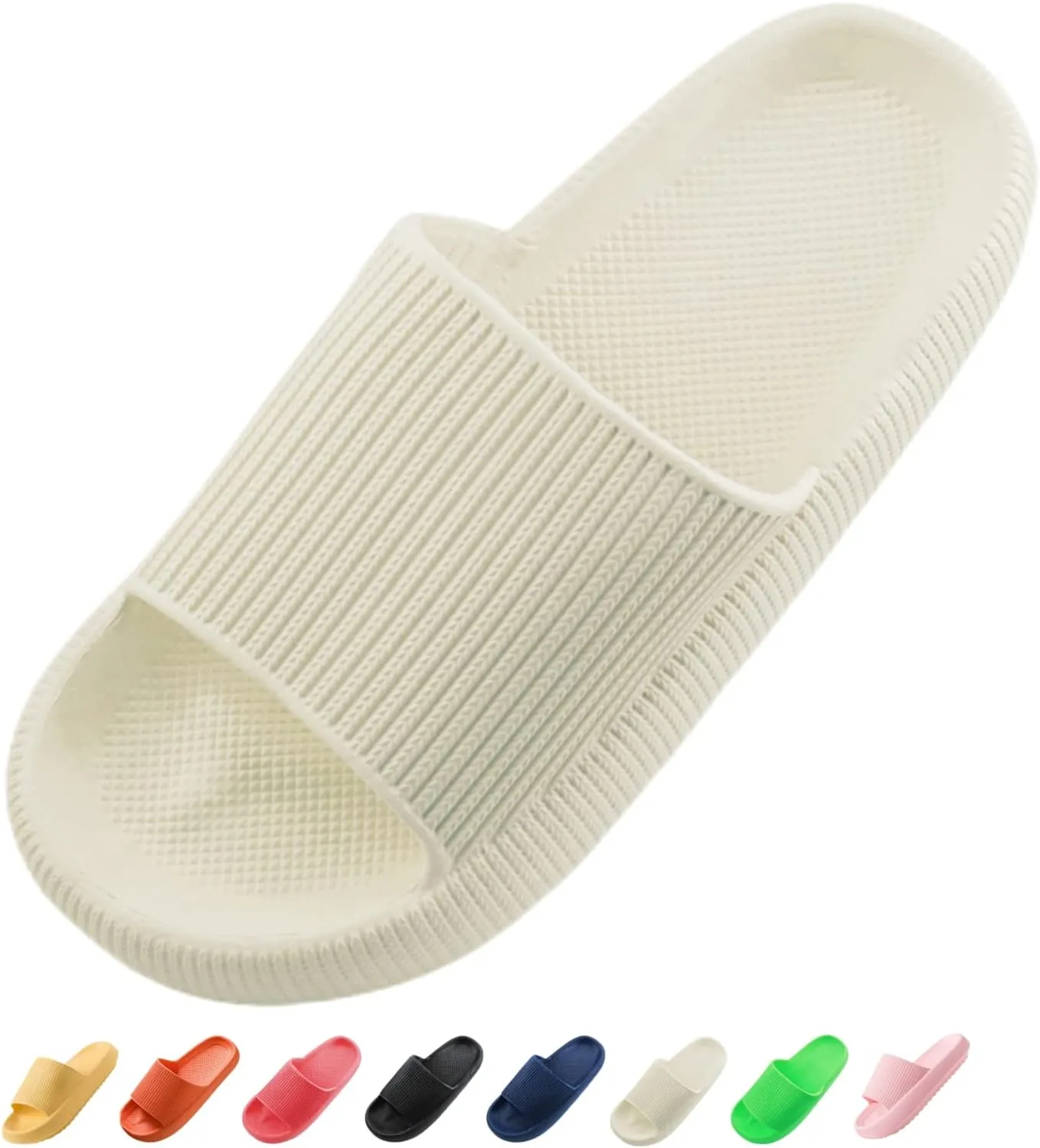 Sumvov Cozyslides Original Damen Schlappen 100% EVA Super Weich Rutschfest Badeschuhe Cozislides Original Hausschuhe Da…