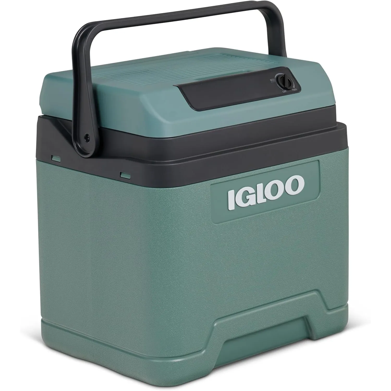 Igloo IE24 elektrische Kühlbox, 12V und 230V, 24L - kompakter Mini-Kühlschrank, grün, für Auto, Camping, Urlaub, Boot, …