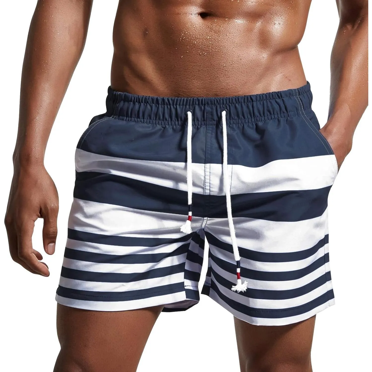 Badehose für Herren Badeshorts Shorts Sportbekleidung Meshfutter | Shorts,Schnelltrocknend,Kurzen,Sporthose,Atmungsakti…