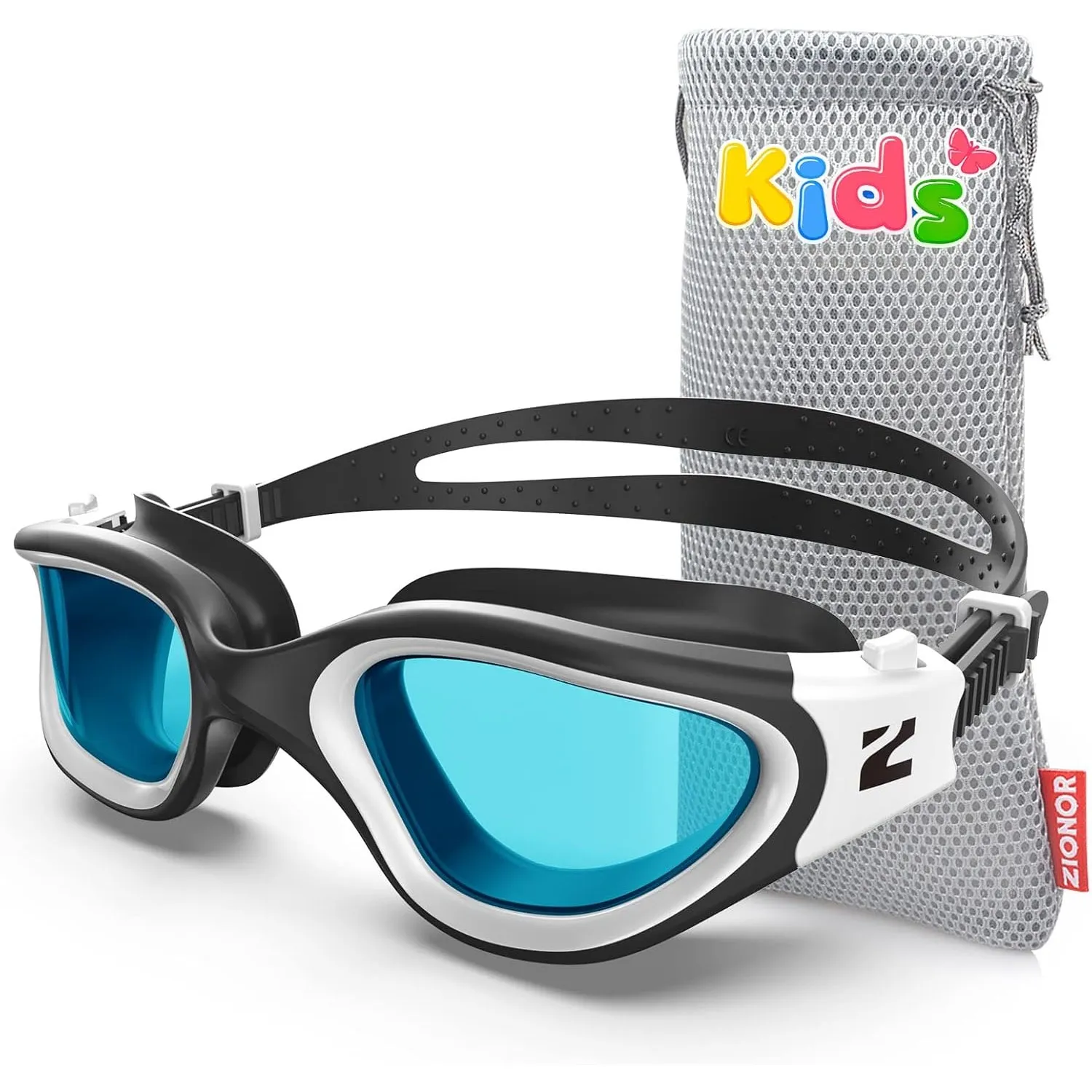 ZIONOR Schwimmbrille Kinder, G1MINI Polarisiert/non Polarisiert Komfortabel Kinder Schwimmbrille, Anti Nebel UV-Schutz …