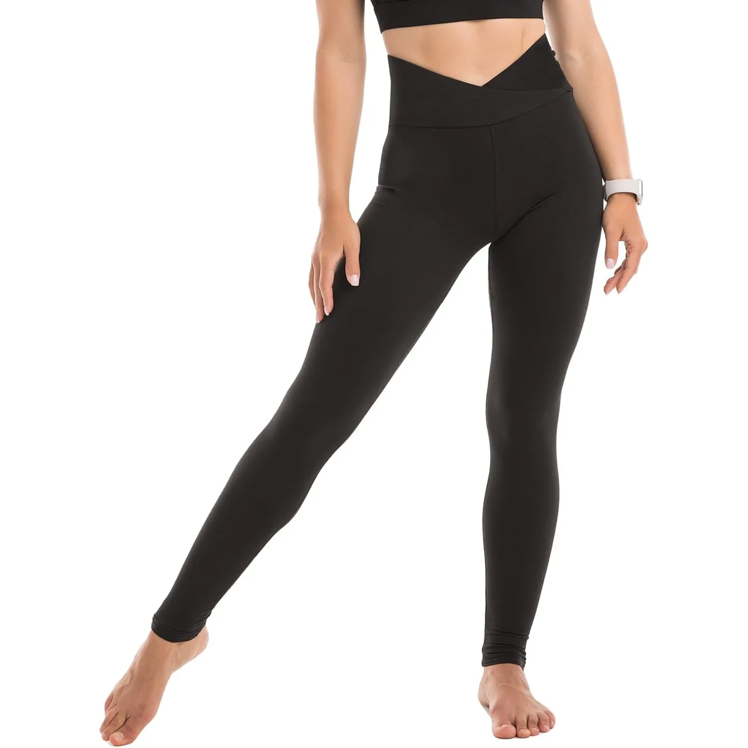 SINOPHANT Leggings Damen High Waist - Blickdicht Leggins mit Bauchkontrolle für Sport Yoga Gym