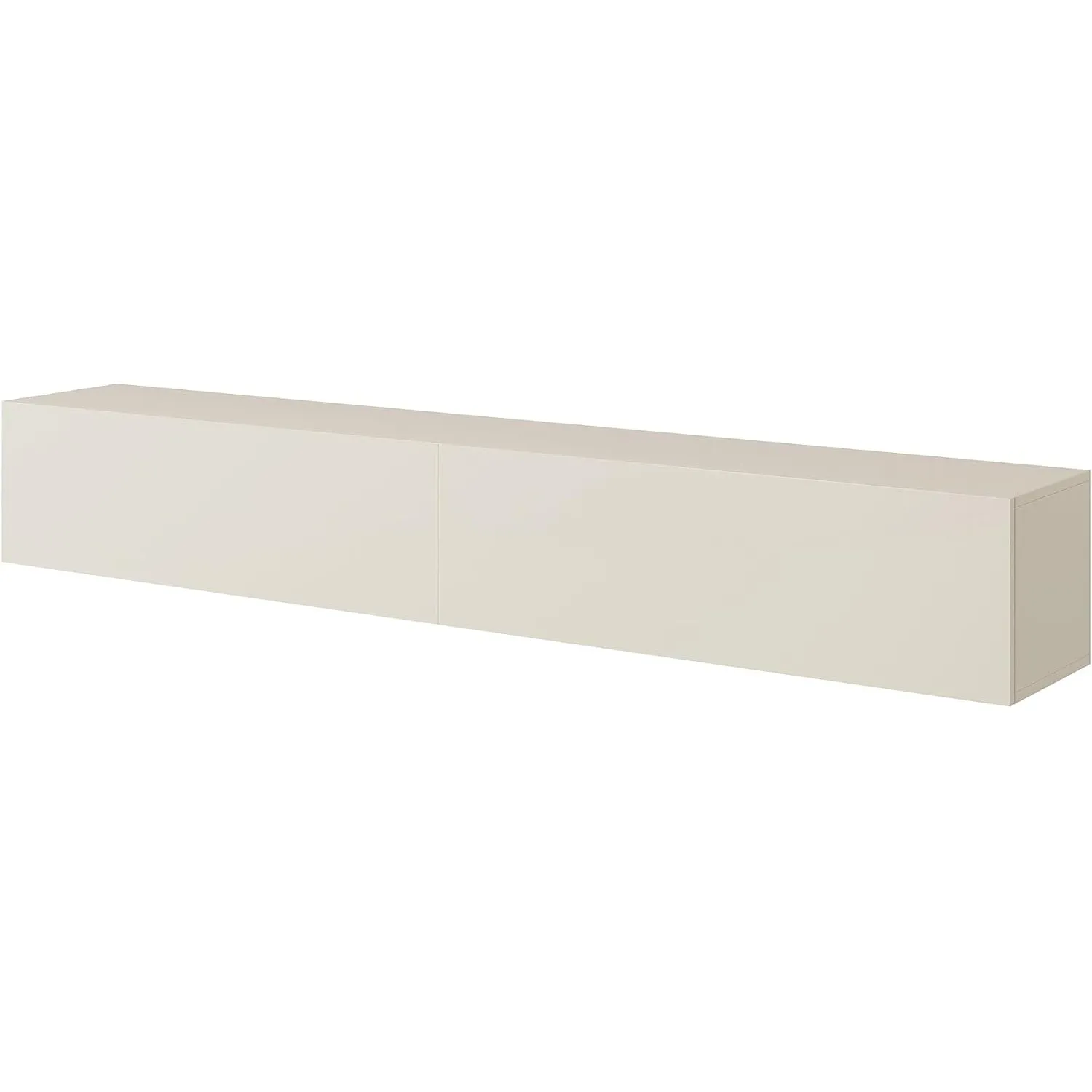 Selsey TV Schrank Board Sideboard Fernsehtisch Fernsehschrank 200 cm Hängend Graubeige Bisira