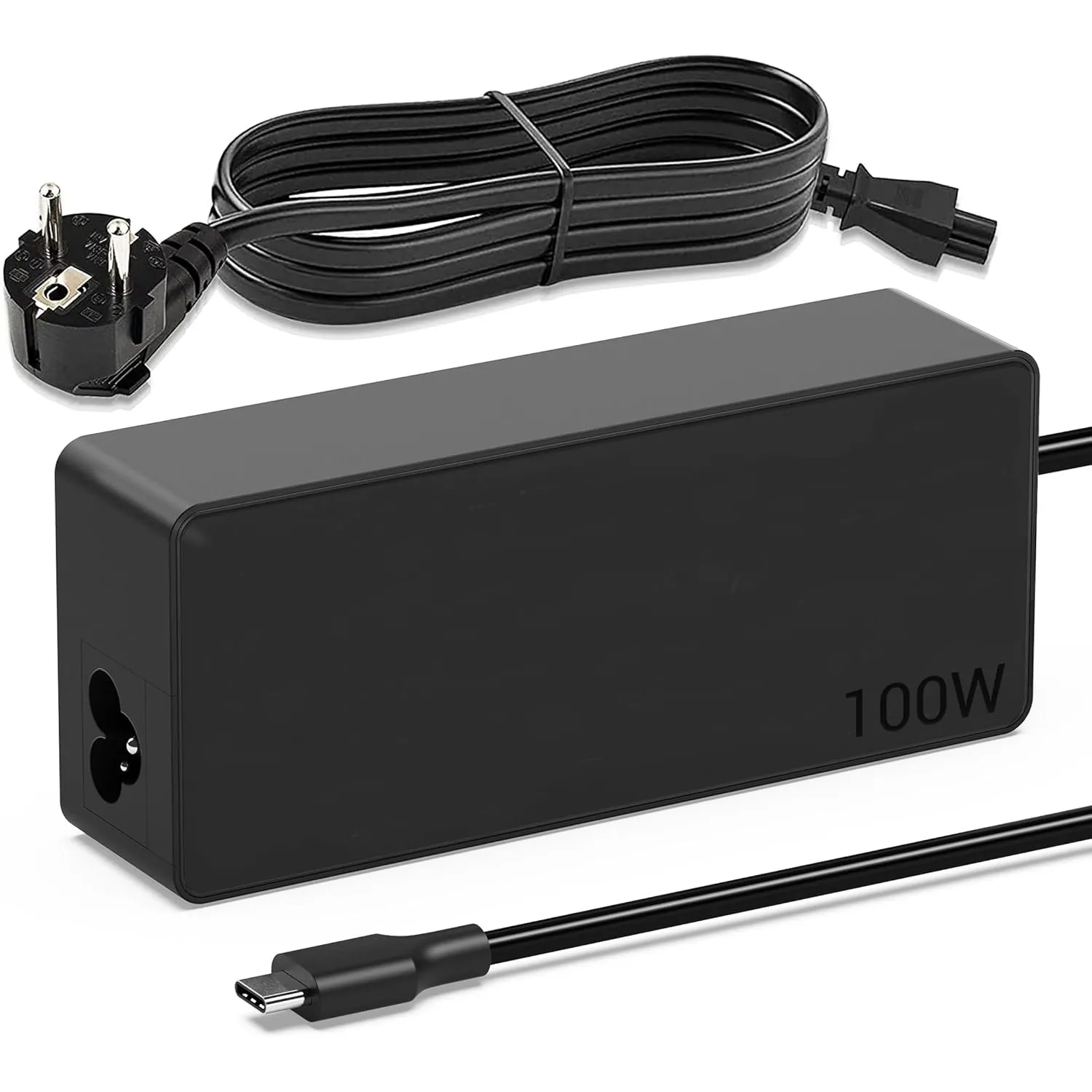 100W USB C Netzteil Laptop Ladegerät Kompatibel für MacBook Lenovo Thinkpad Dell Latitude HP Chromebook Asus Acer Huawe…