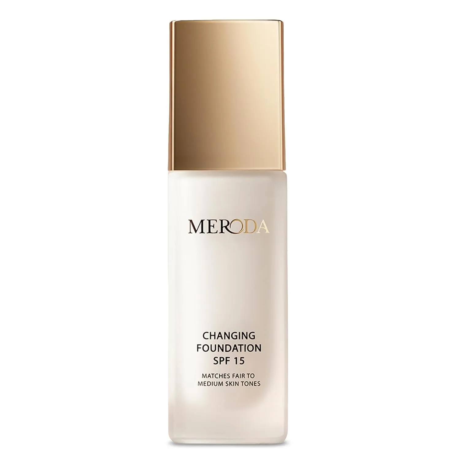 MERODA® Changing Foundation SPF 15 [LIGHT TO MEDIUM SKIN] - Foundation Color Changing - Farbwechselnde Foundation für R…