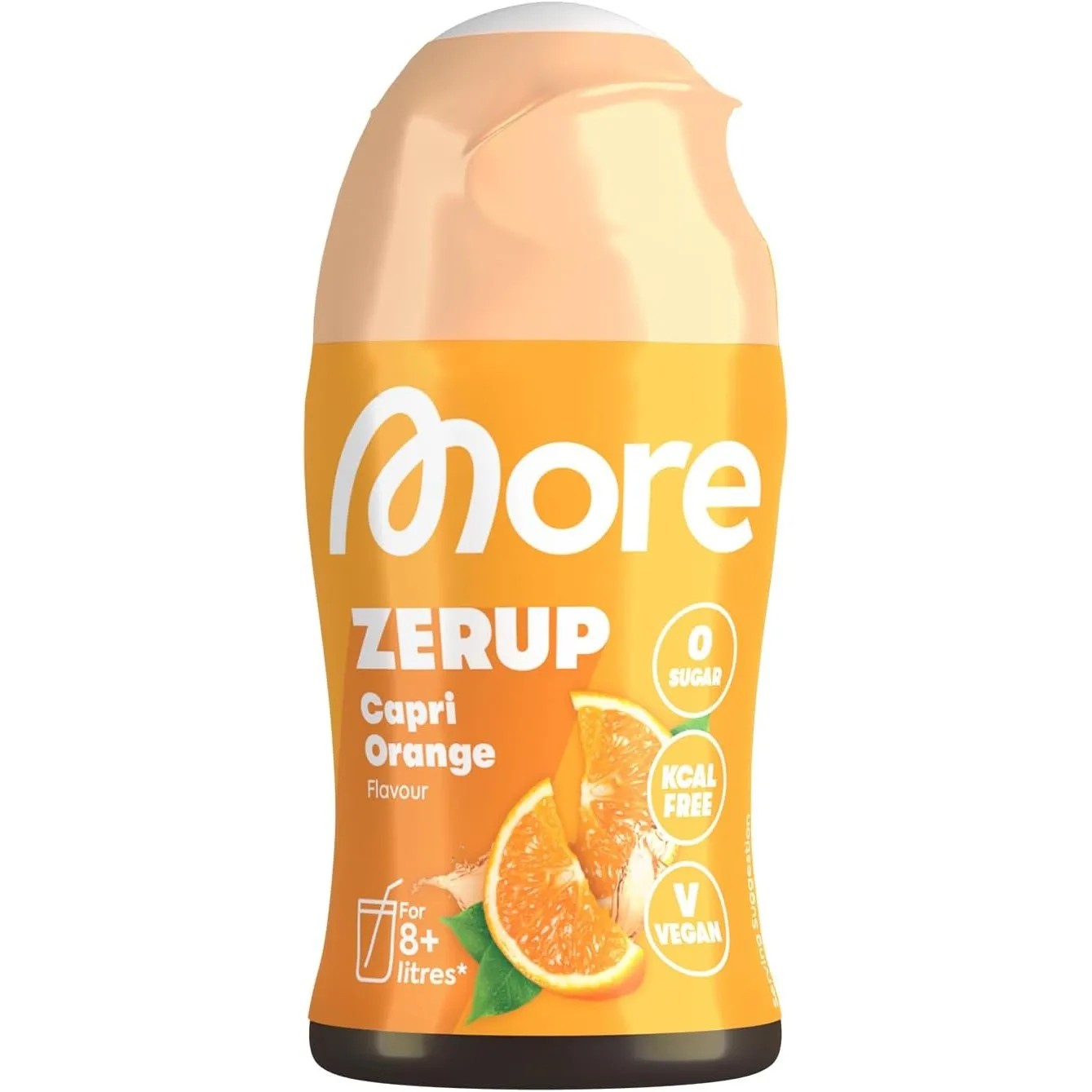 MORE Zerup, Capri Orange, 65 ml,für bis zu 8 l Fertiggetränk