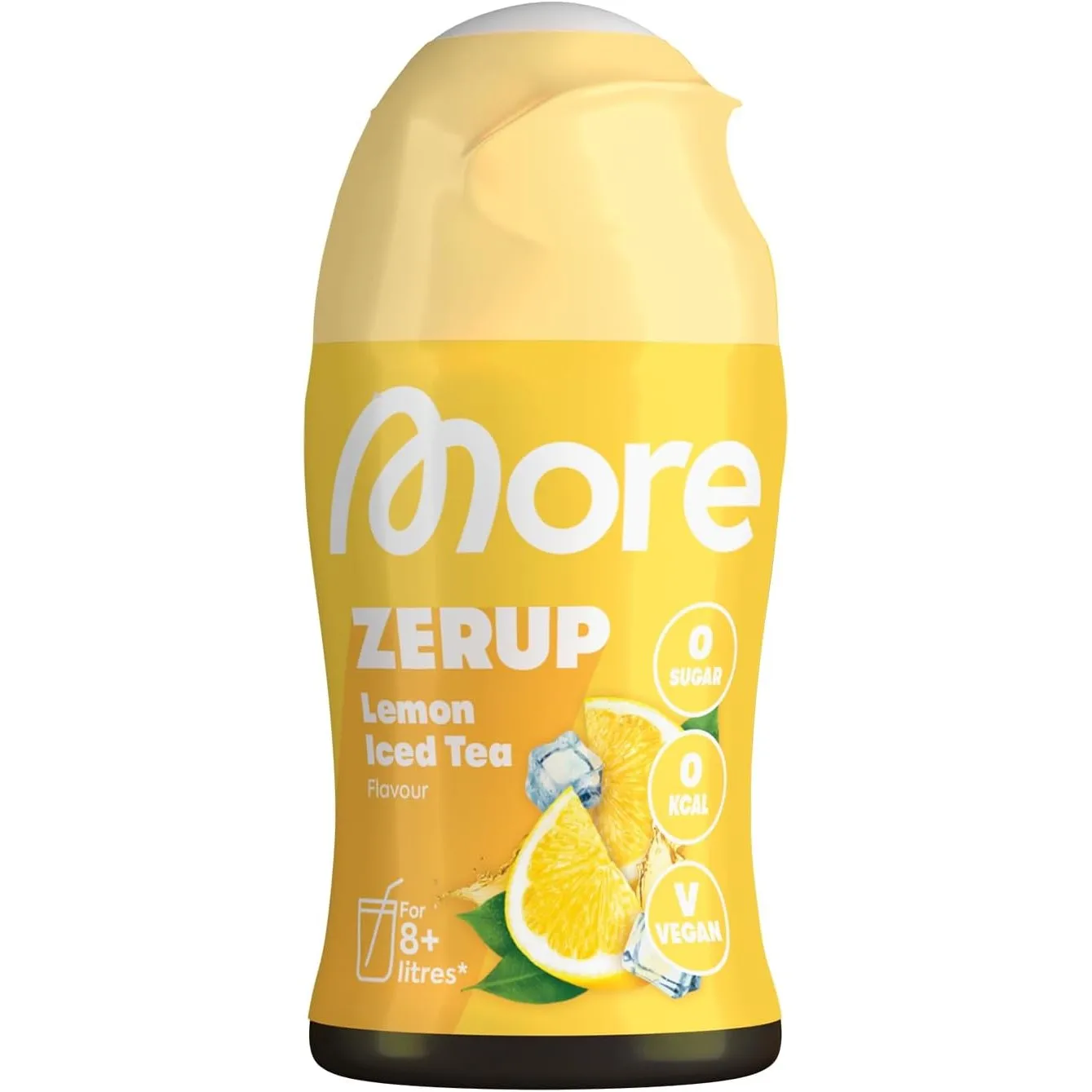 MORE Zerup, Lemon Iced Tea, 65 ml, für bis zu 8 l Fertiggetränk