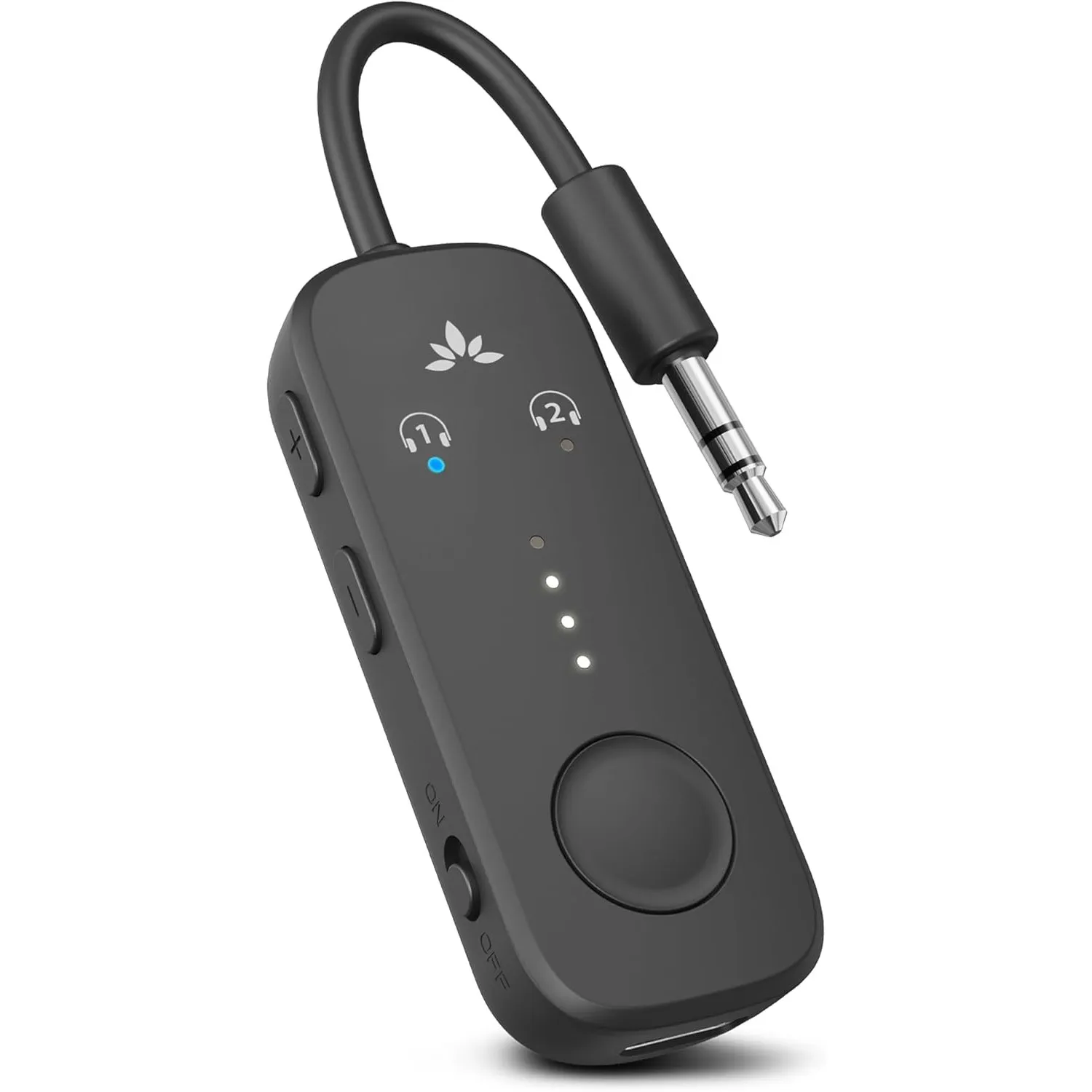 Avantree Relay - Flugzeug Bluetooth Adapter für 2 AirPods oder Kopfhörer | Qualcomm aptX Adaptive, 25 Std. Akku, Firmwa…