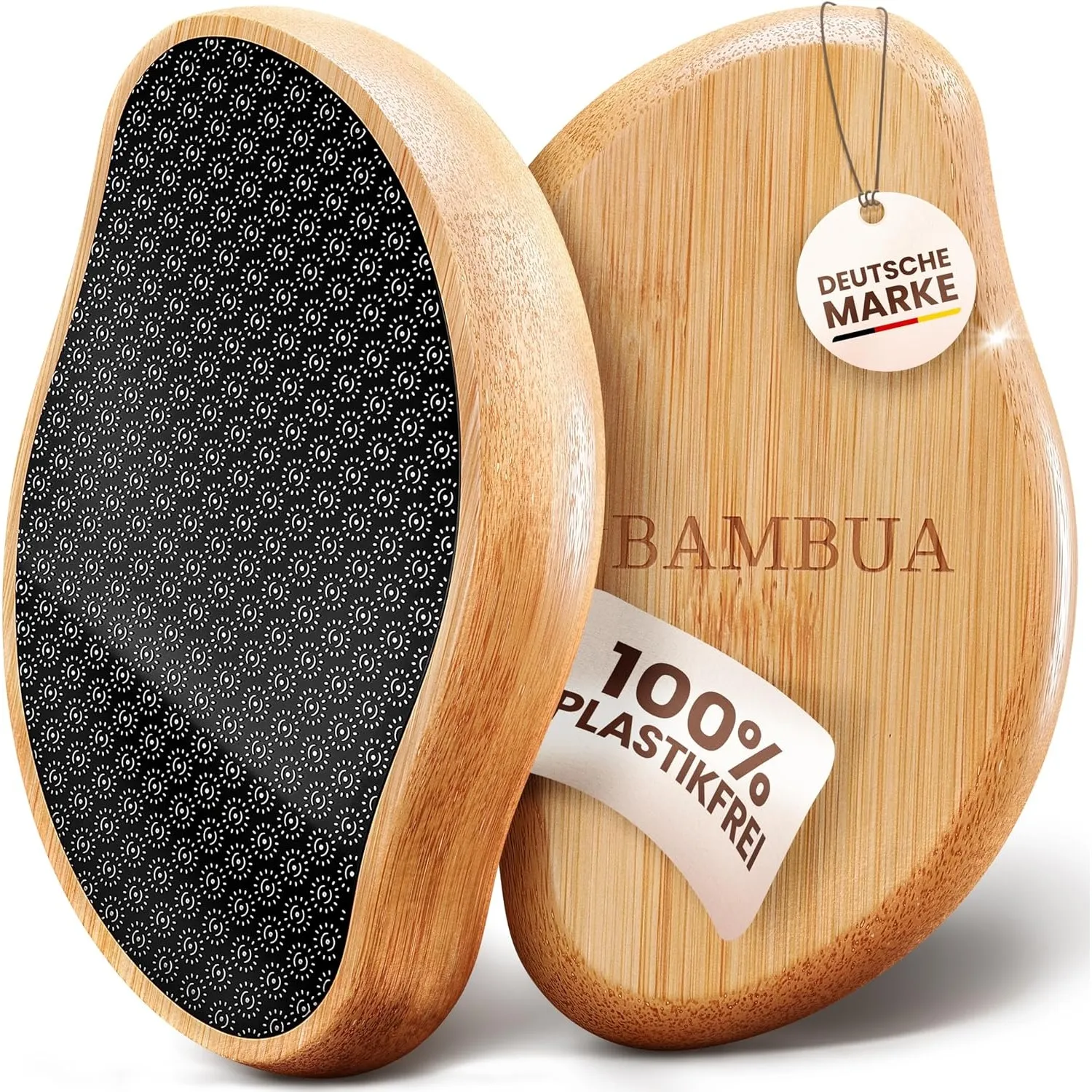 BAMBUA Hornhautentferner - [100% Anti-Hornhaut Effekt] Hornhaut Entfernen Fuß - Zur Fußpflege für schöne Füße - Effekti…