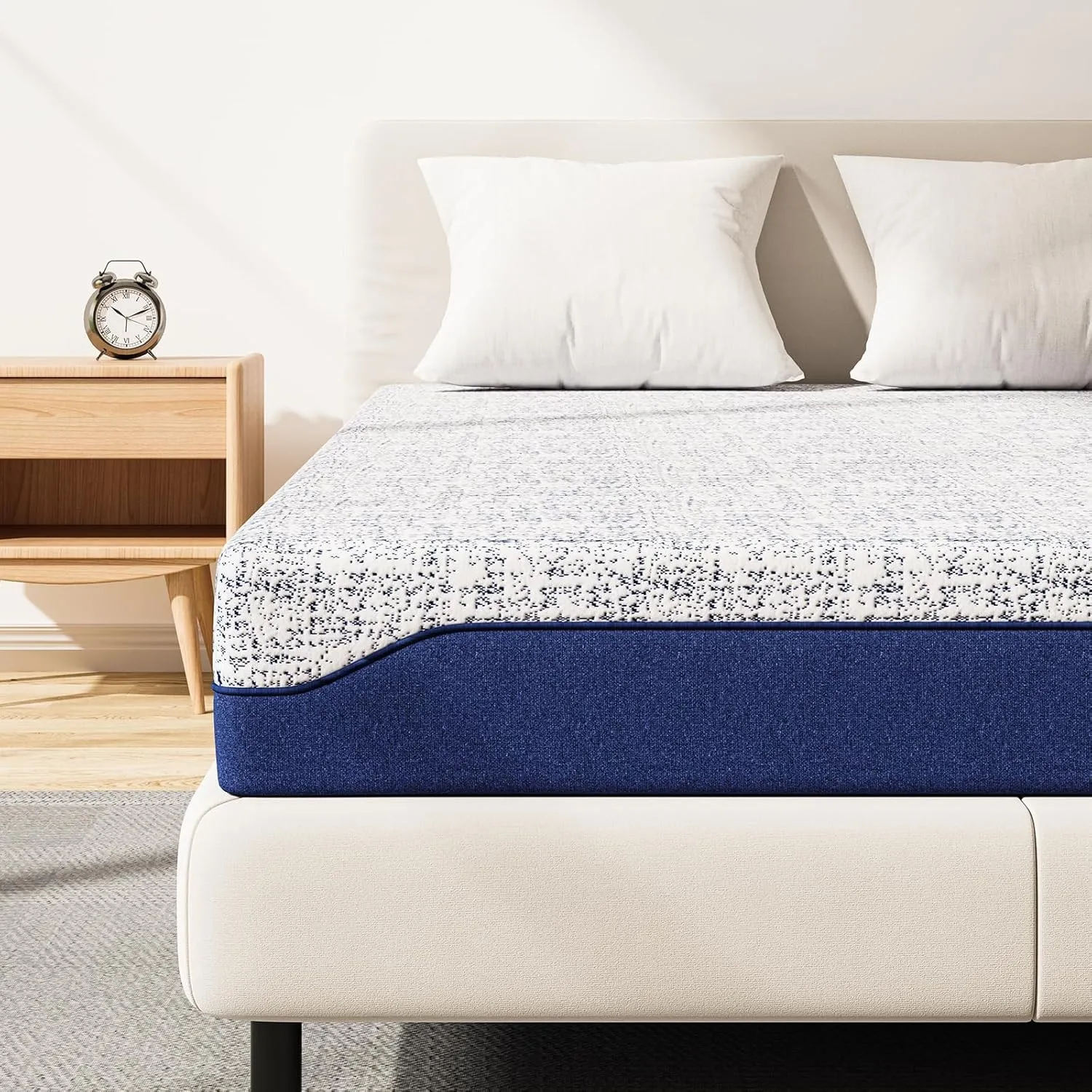 BedStory Matratze 90x200 cm, 2 Härtegrade H3-H4 & H5, 20cm hoch, Gel Memoryfoam Kaltschaum 7-Zonen Schaumstoffmatratze …