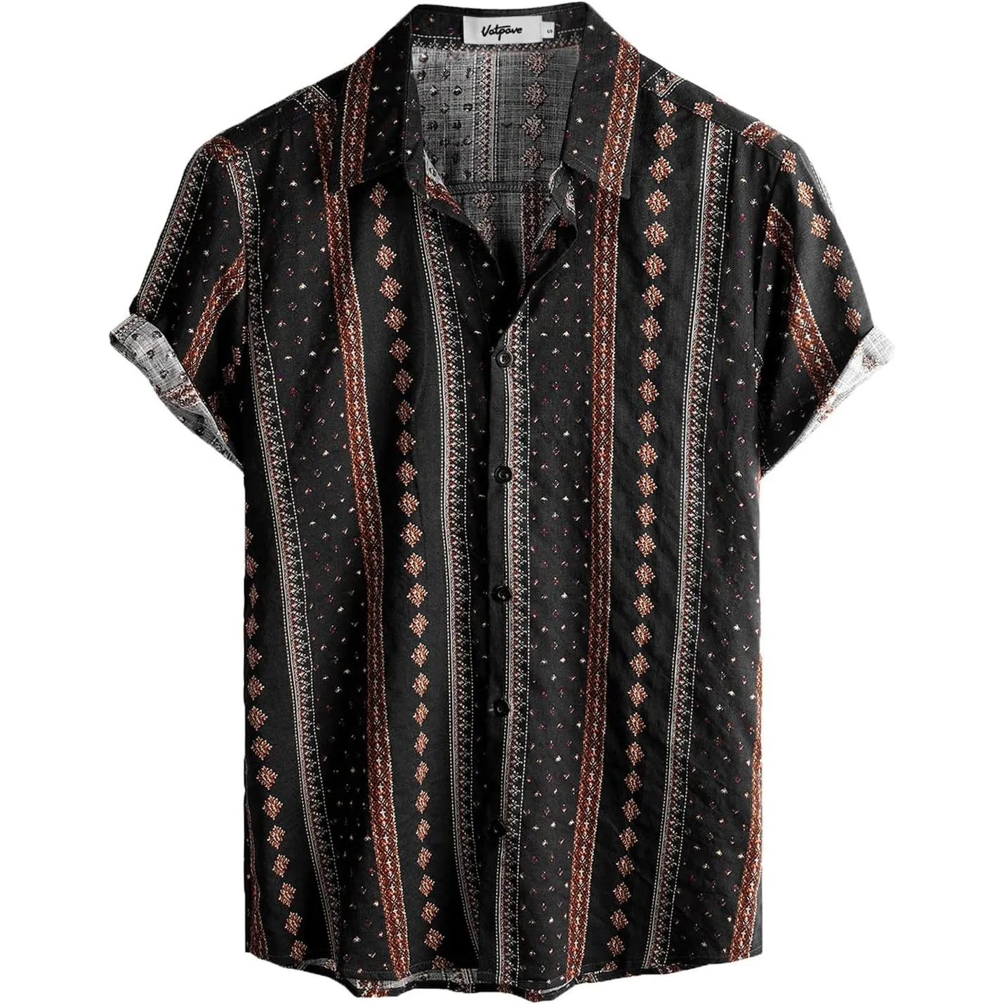 VATPAVE Herren Hawaii Hemd Männer Kurzarm Sommer Strand Blumen Hawaiihemd | Freizeithemd, Casual, Strand, Tropisch, Url…