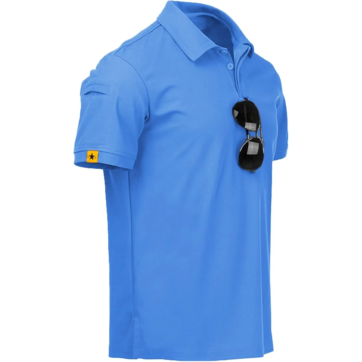 JACKETOWN Poloshirts Herren Kurzarm Atmungsaktives Schnelltrocknend Poloshirts Männer Tennis Sommer Knopfleiste T-Shirt…