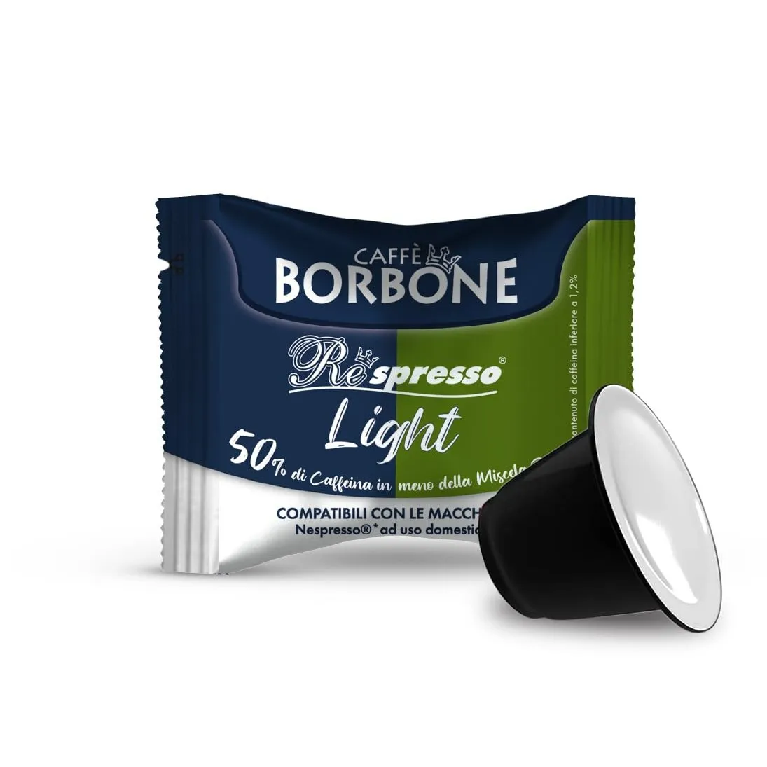 Caffè Borbone Respresso Light-Kaffeemischung - 100 Kapseln Kompatibel mit Nespresso®*