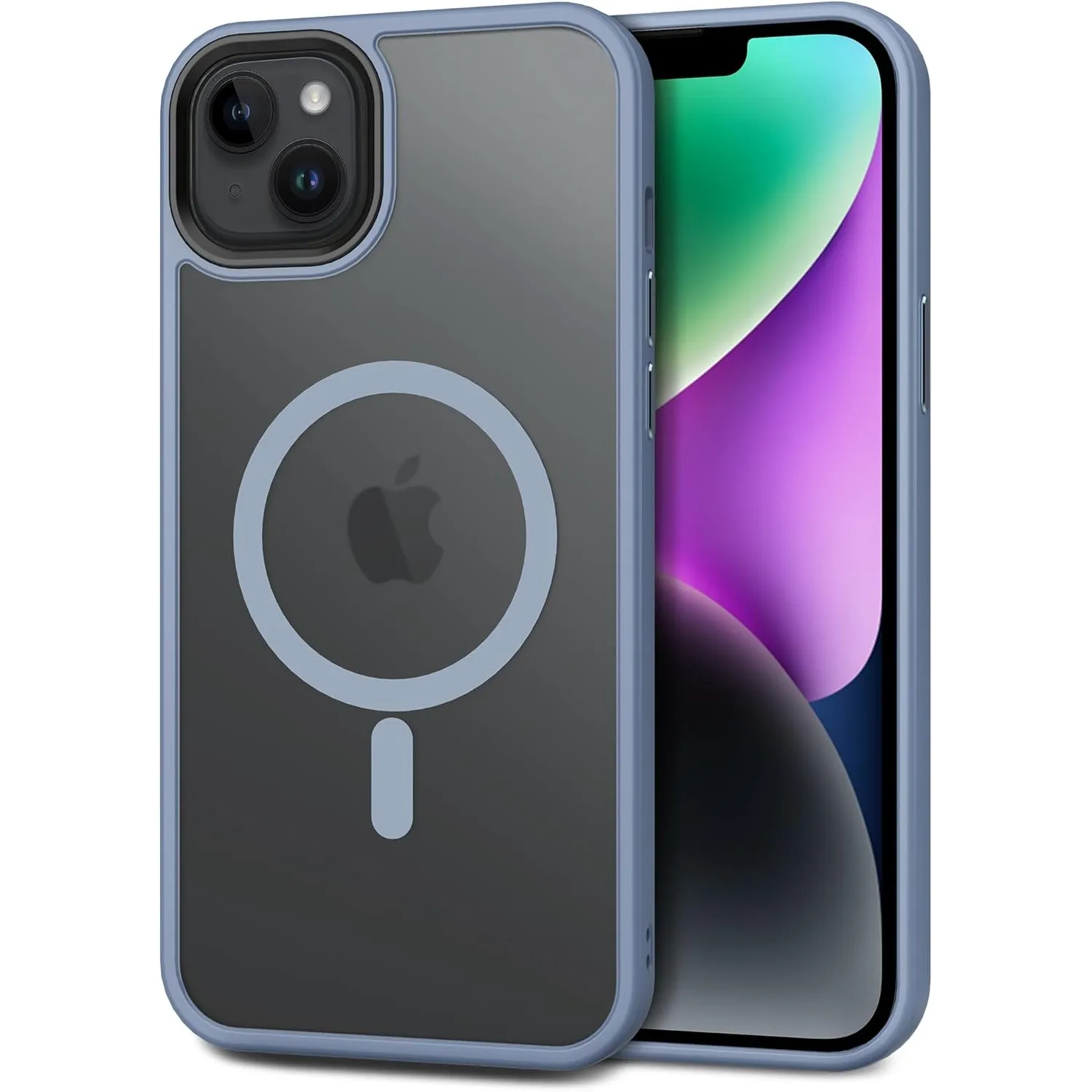CACOE für iPhone 13/14 Hülle Kameraschutzend, Kompatibel mit MagSafe, Stoßfest Kratzfest Magnetisch Rückseite Handyhüll…