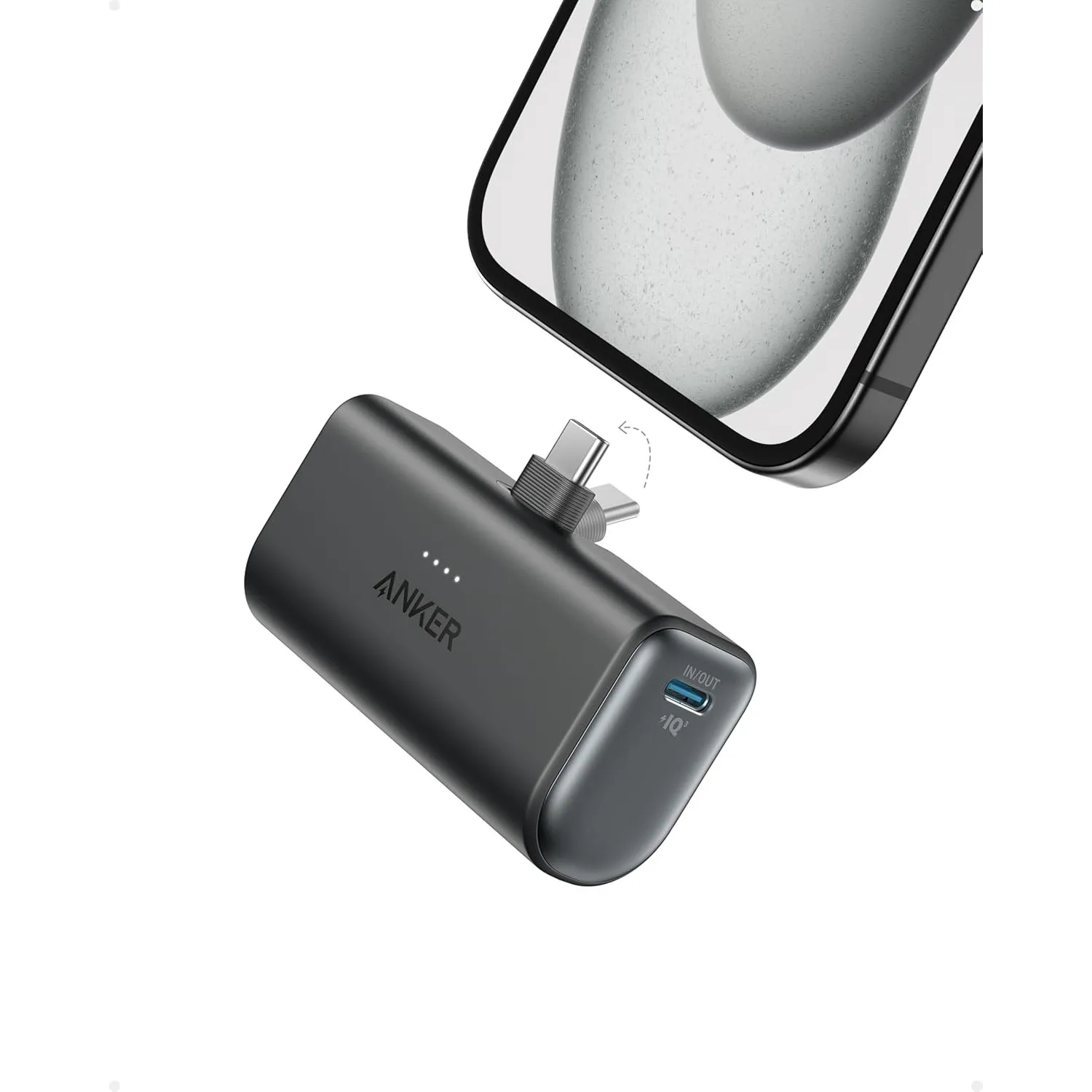Anker Nano 5000mAh Powerbank, 22,5W Max, Faltbarer USB-C Stecker
