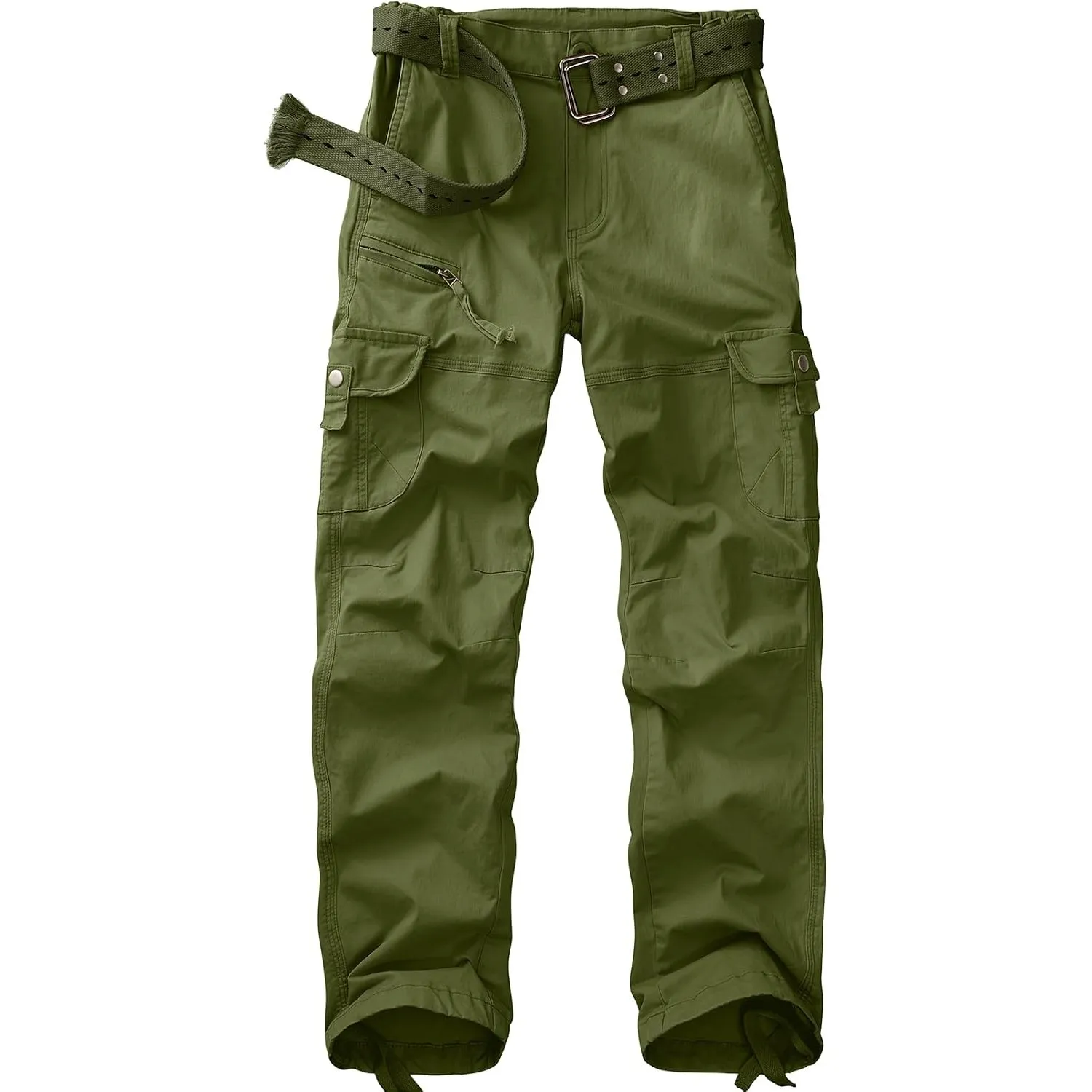 yeyity Cargohose Damen Hosen Multi Taschen Baumwolle Arbeitshose