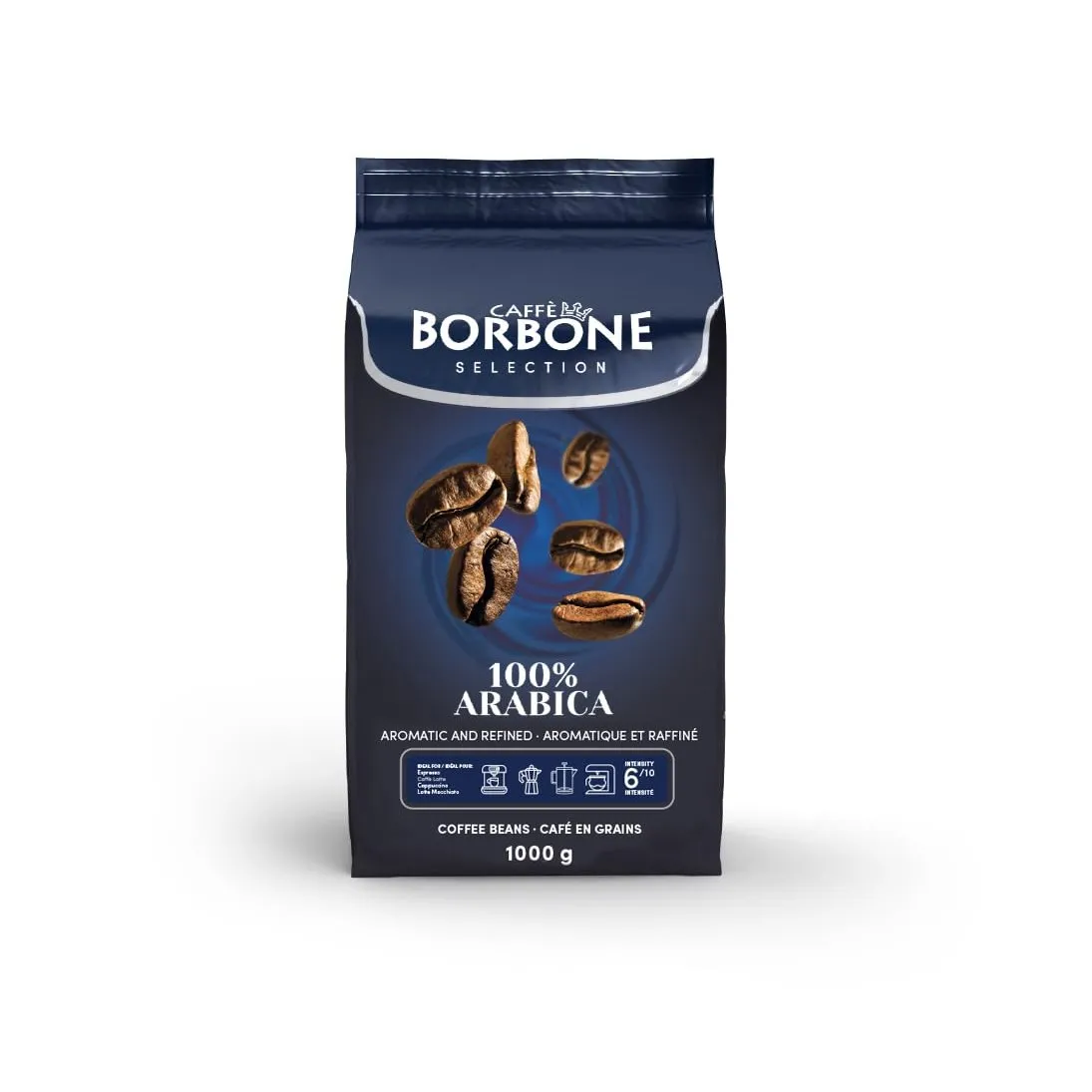 Caffè Borbone Kaffeebohnen - 100% Arabica - Authentischer neapolitanischer Espresso - Intensität 6/10 - Aromatische und…