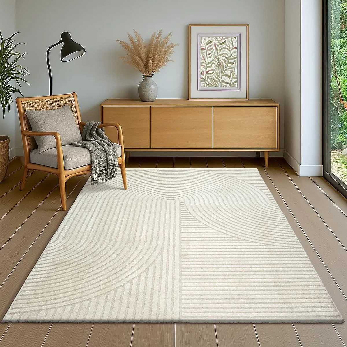 the carpet Everest - Moderner Kurzflor Teppich Hoch-Tief-Struktur, 3D-Effekt, weiche Oberfläche und hohe Flordichte, id…