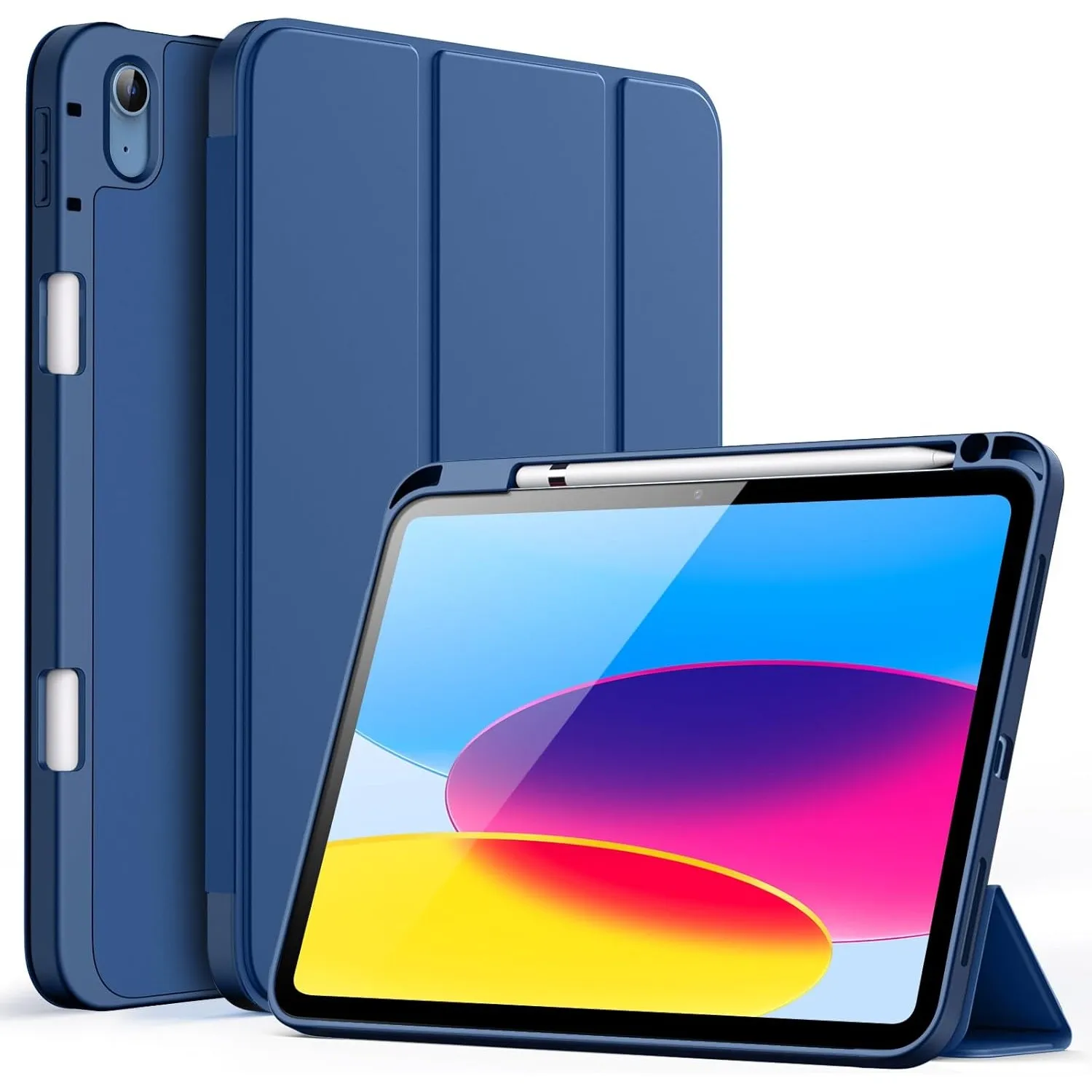 JETech Hülle für iPad (A16) 11./10. Gen, Navy