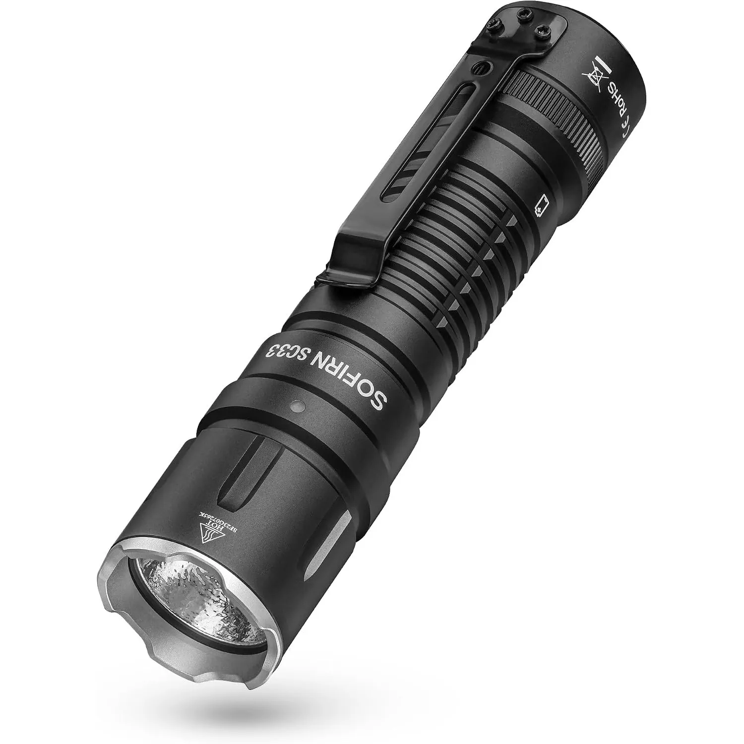 sofirn SC33 Led Taschenlampe 5200 Lumen Superhelle Wiederaufladbare Taschenlampe Aufladbar EDC Tragbare mit Typ C Schwa…