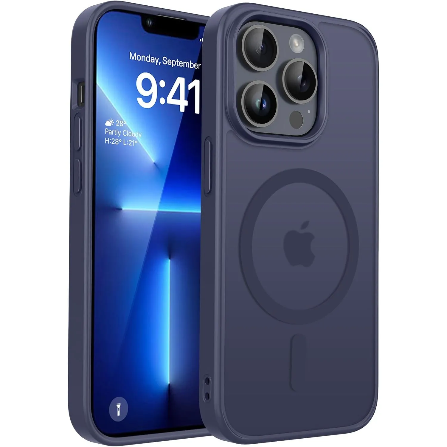 CACOE für iPhone 13 Pro Max Hülle Kameraschutzend, Kompatibel mit MagSafe, Stoßfest Kratzfest Magnetisch Rückseite Hand…