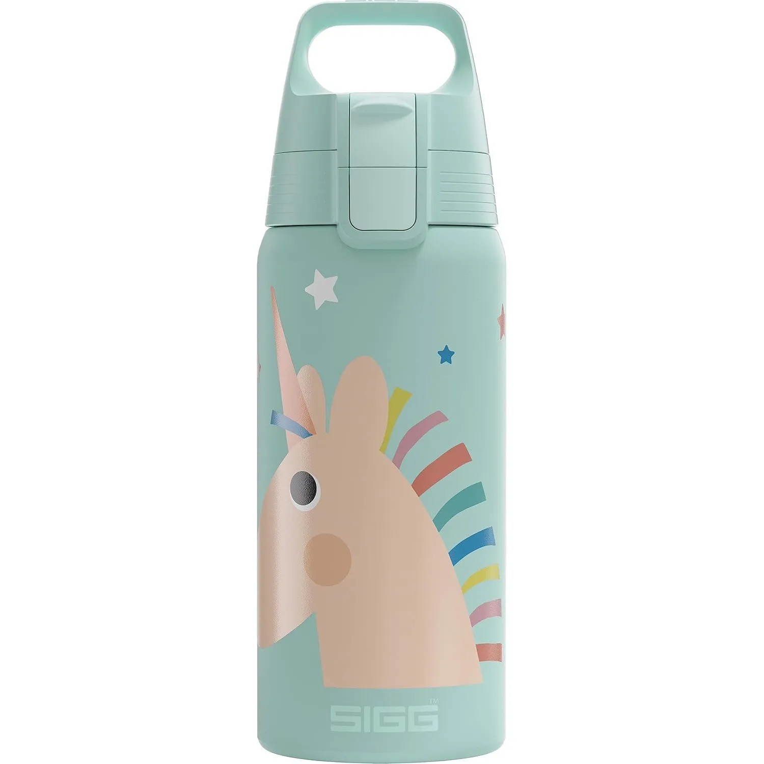 SIGG - Isolierte Trinkflasche Kinder - Shield Therm One Uni Stars - Kohlensäuregeeignet - Auslaufsicher - Spülmaschinen…