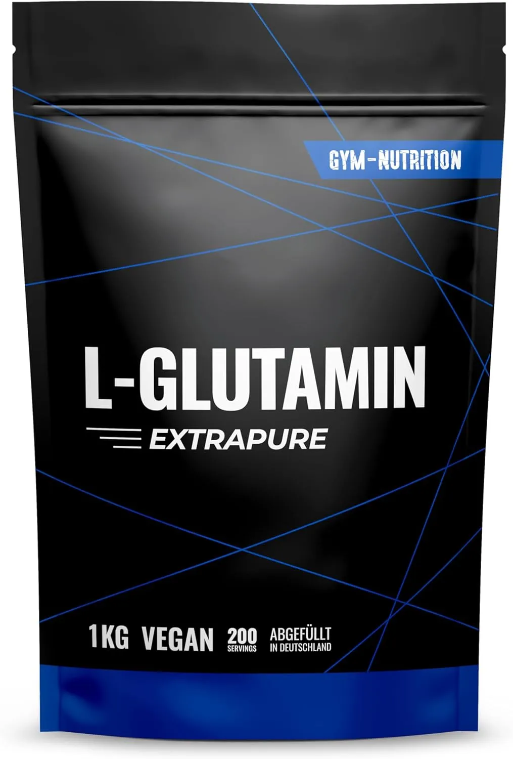 L-Glutamine Powder 1000 g / 1 kg - High Dose - Laboratory Tested & Vegan - Produced in Germany - Neutral Taste