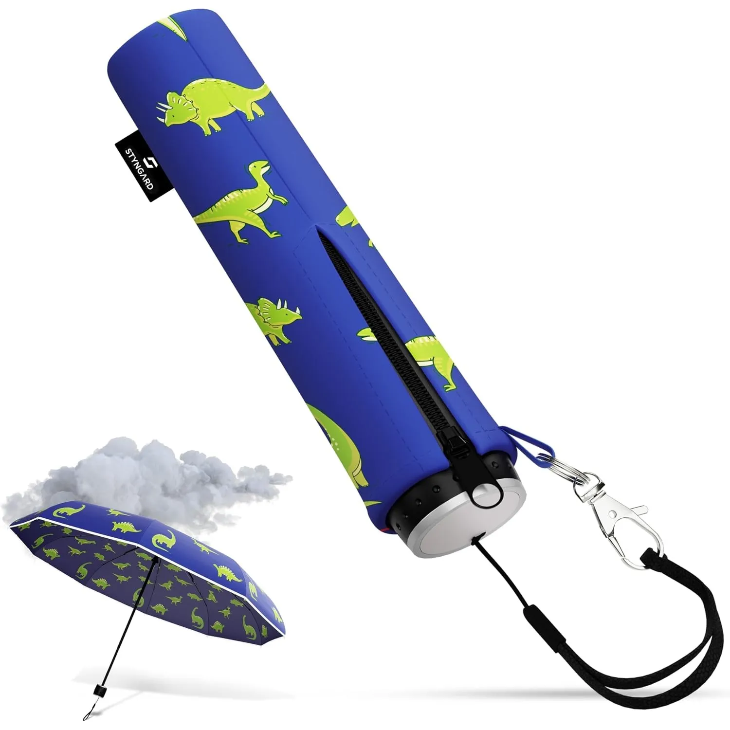 STYNGARD Regenschirm Kinder mit Sicherheitsreflektoren und Reflektorband - Kinder Regenschirm Mädchen & Junge - Kinders…