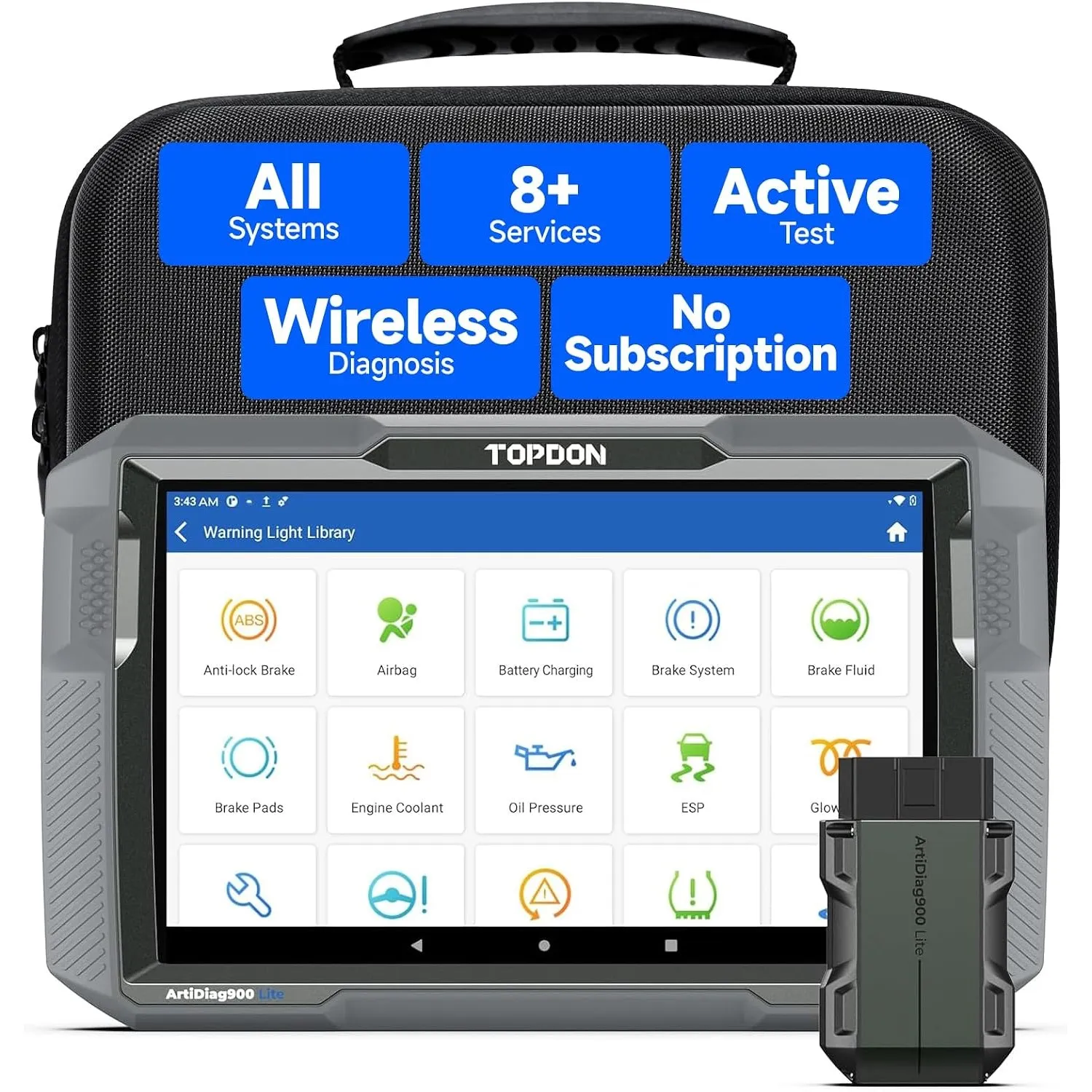 TOPDON OBD2 Diagnosegerät ArtiDiag900 Lite mit Bidirektionale Steuerung