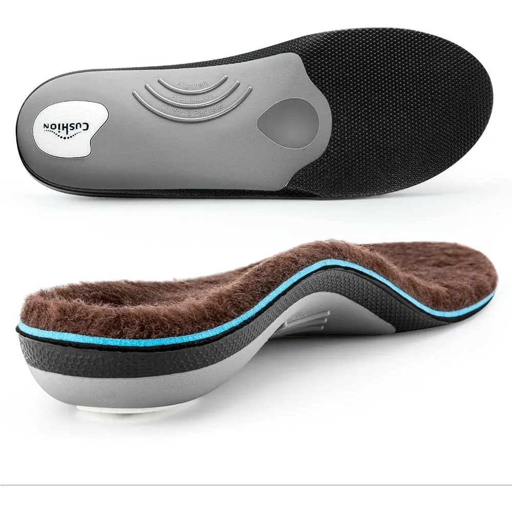VALSOLE Orthopädische Einlegesohlen, Plantar Fasciitis Hohe Arch Support Schuheinlagen, Für Fersensporn,Plattfuß, Fußsc…
