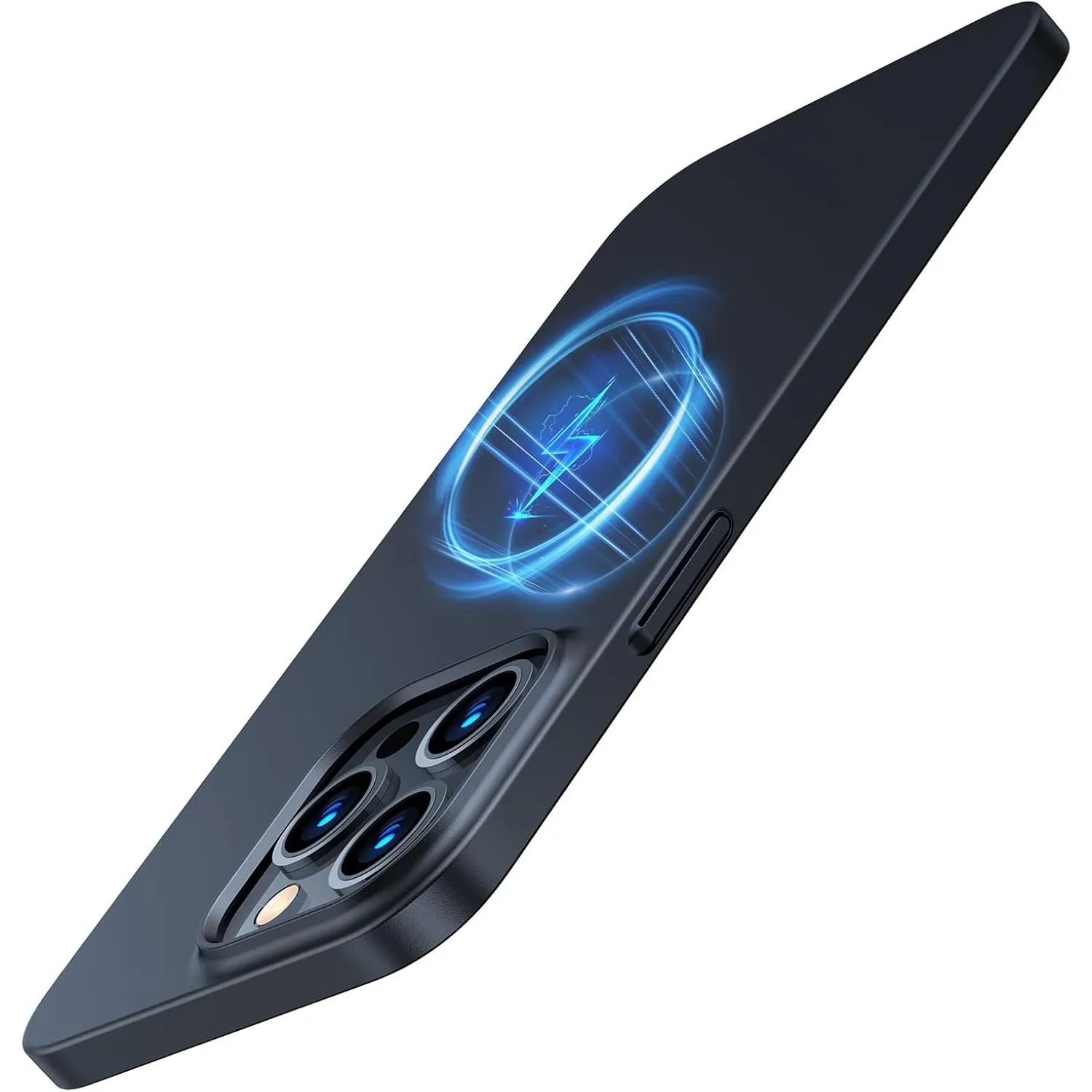 TORRAS Dr. Ultra Dünn für iPhone 15 Pro Hülle Schwarz