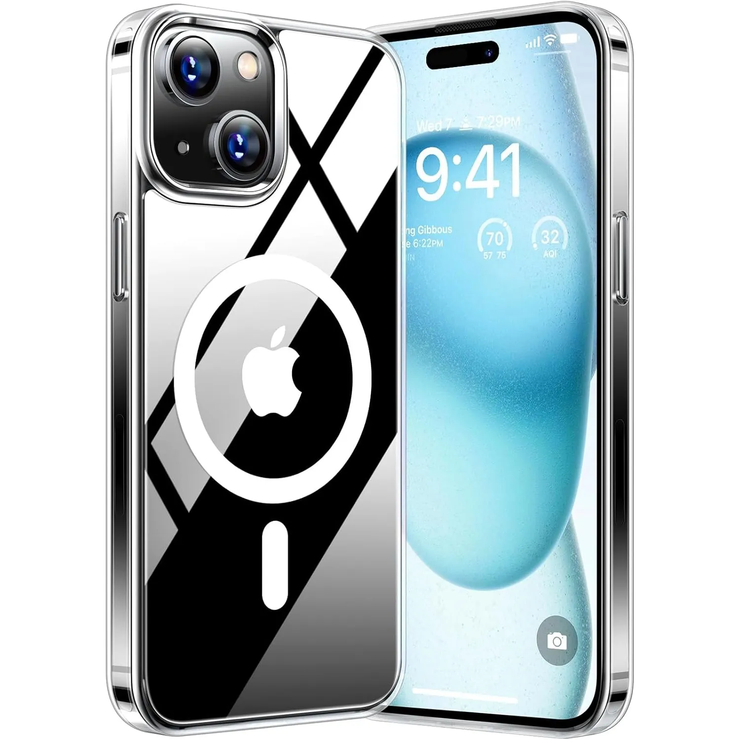 TORRAS Diamond-Mag für iPhone 15 Hülle für MagSafe (Zertifizierte Magnetkraft und Schutzkraft) Hülle iPhone 15 Case Kra…